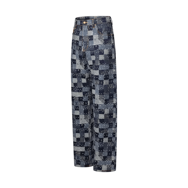 Damier Denim Skate Trousers