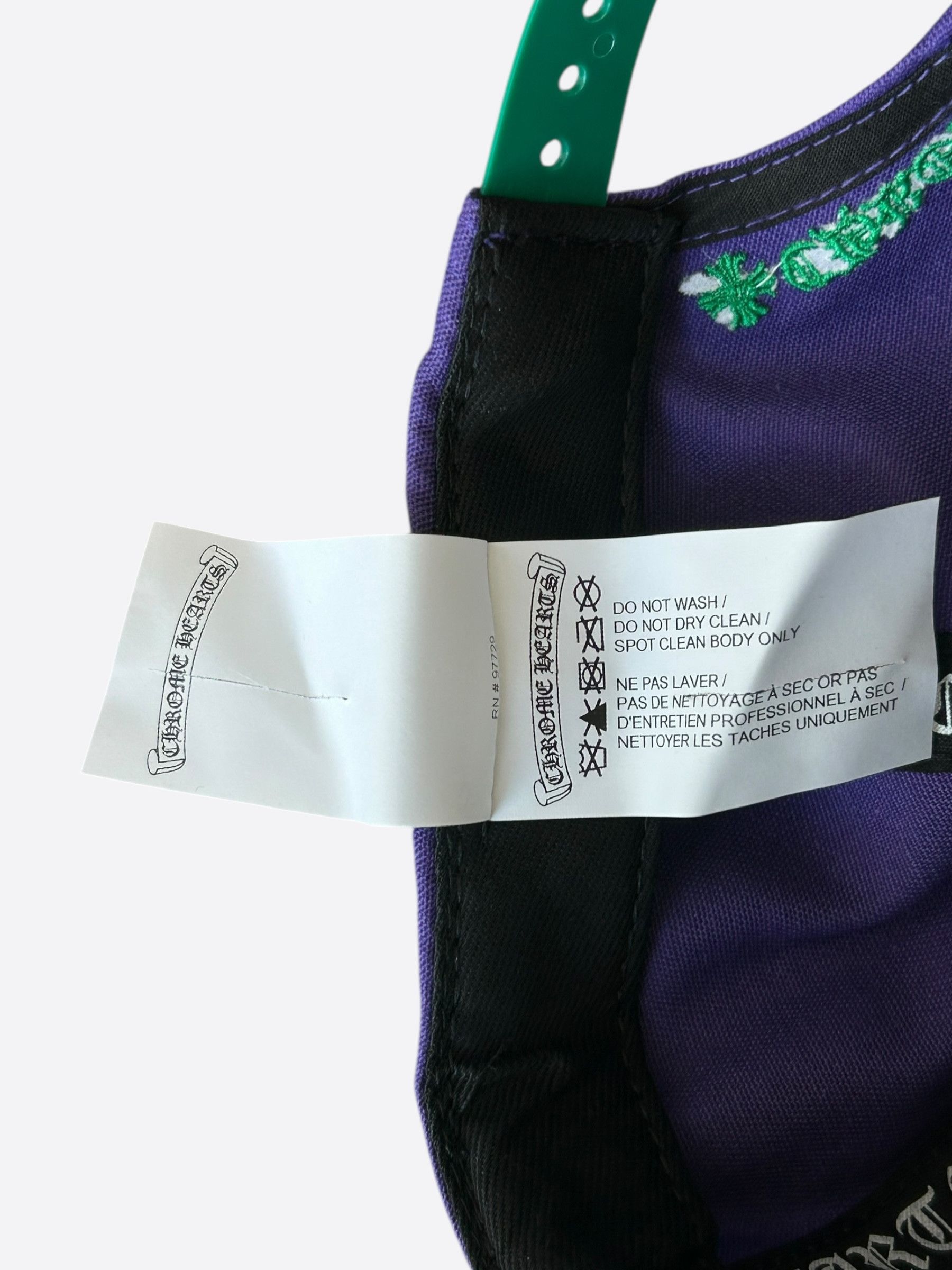 Chrome Hearts Chrome Hearts Purple & Green Embroidered Logo Hat Size ONE SIZE - 6 Thumbnail