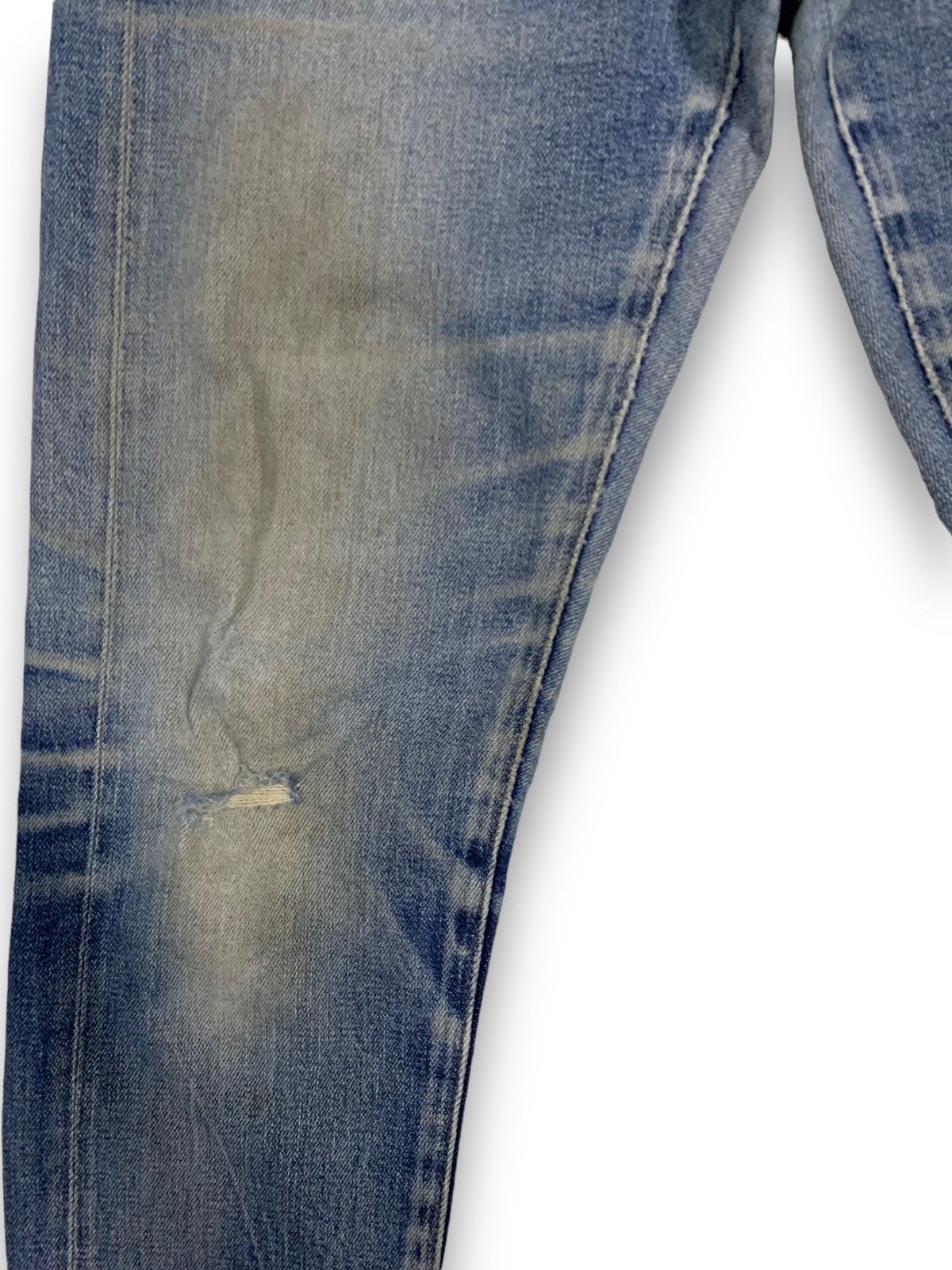 Uniqlo Vintage Uniqlo Selvedge Dirty Mud Washed Distressed Jeans Size US 30 / EU 46 - 8 Thumbnail