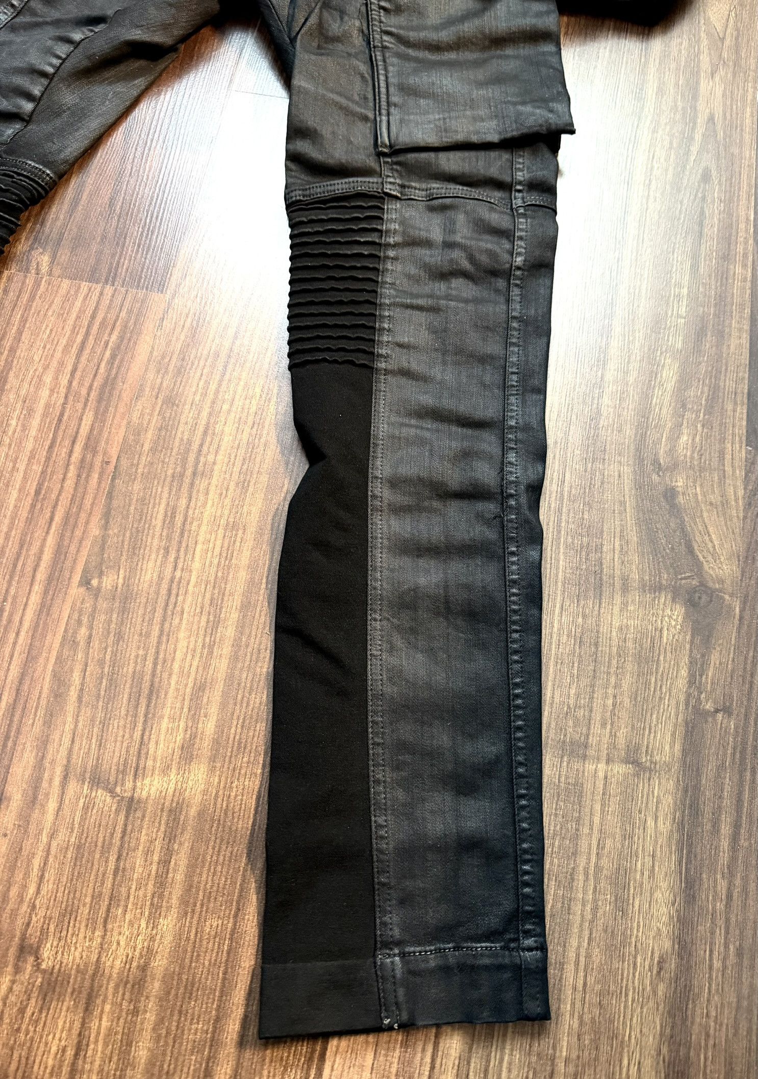Rick Owens Drkshdw Rick Owens FW15 Memphis Waxed Cargo Denim Size 31 Size US 31 - 11 Thumbnail