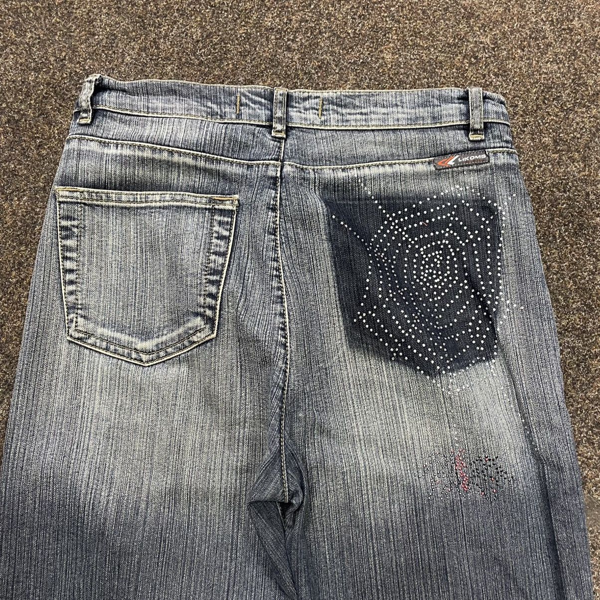 Vintage Vintage Y2K Baggy Flared Jeans Sun Faded Grunge Logo 32 Size 32" / US 10 / IT 46 - 3 Thumbnail