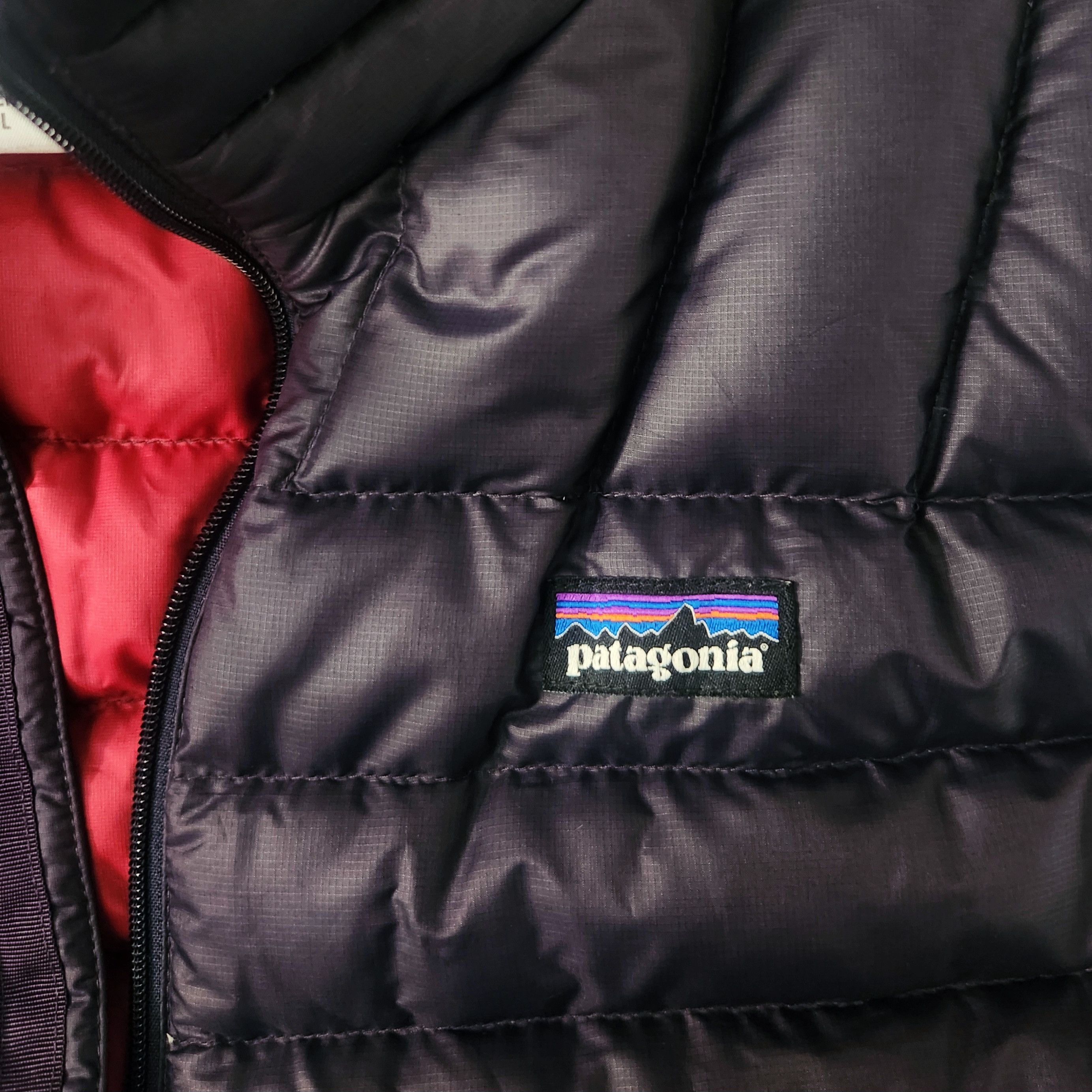Patagonia Patagonia Purple Full Zipped Pockets Goose Down Puffer Vest Size US L / EU 52-54 / 3 - 7 Thumbnail