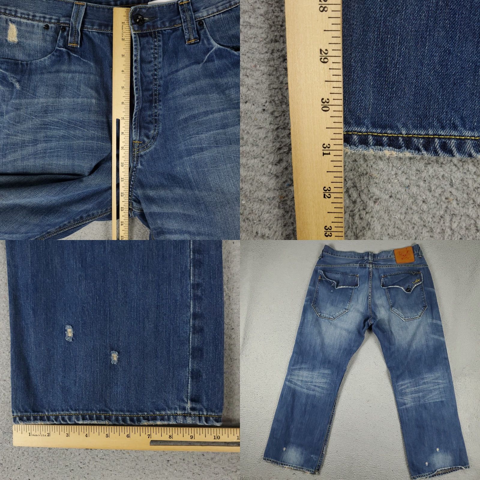Ed Hardy VINTAGE Ed Hardy Jeans Mens 40x32 Straight Leg Denim Pants Blue Cotton Regular Fit US, Classic, Modern Size US 40 / EU 56 - 8 Thumbnail