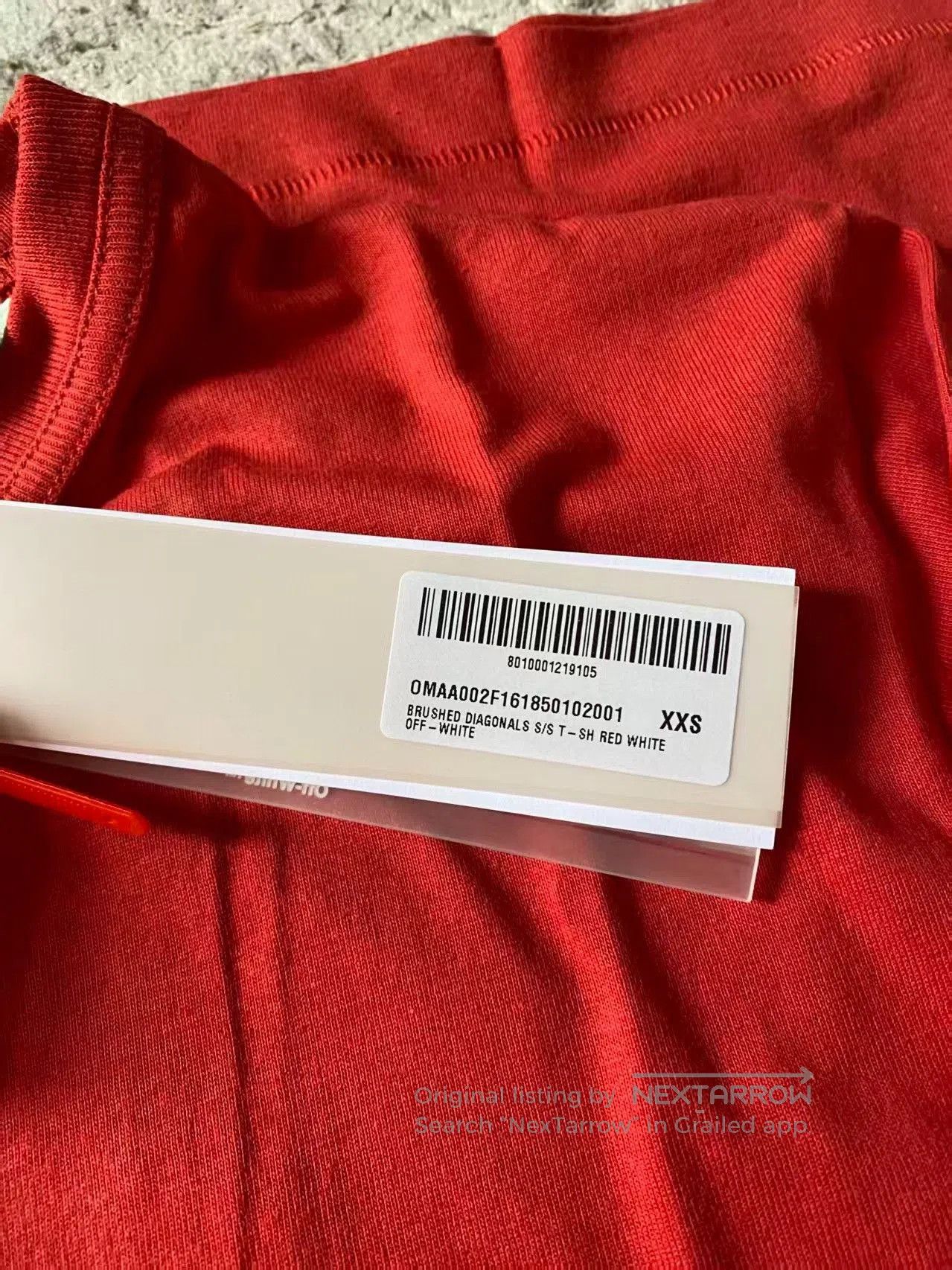 Off-White Off-White Red Basic Short-Sleeve. Size US S / EU 44-46 / 1 - 6 Thumbnail