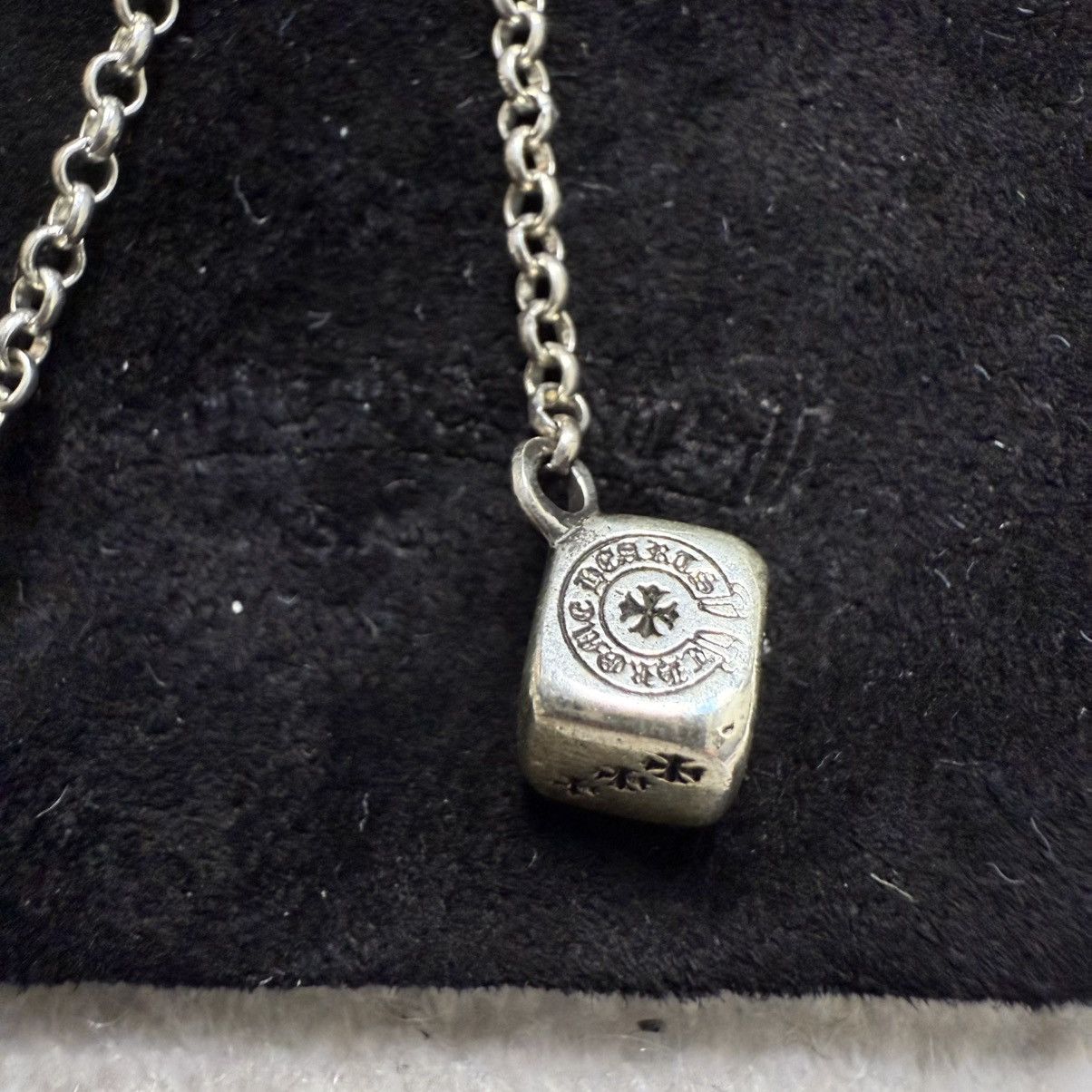 Chrome Hearts Chrome Hearts Cross with Dices Earring Size ONE SIZE - 4 Thumbnail