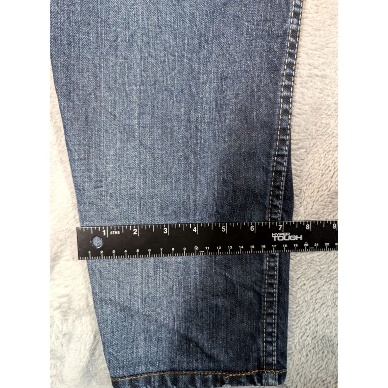 Vintage BKE Jeans Mens 40XL Blue Seth Dark Denim 5-Pocket Button Closure Regular Fit Tapered Western Rock Preppy Casual Cotton Blend Jeans Boys/Mens Size US 40 / EU 56 - 4 Thumbnail