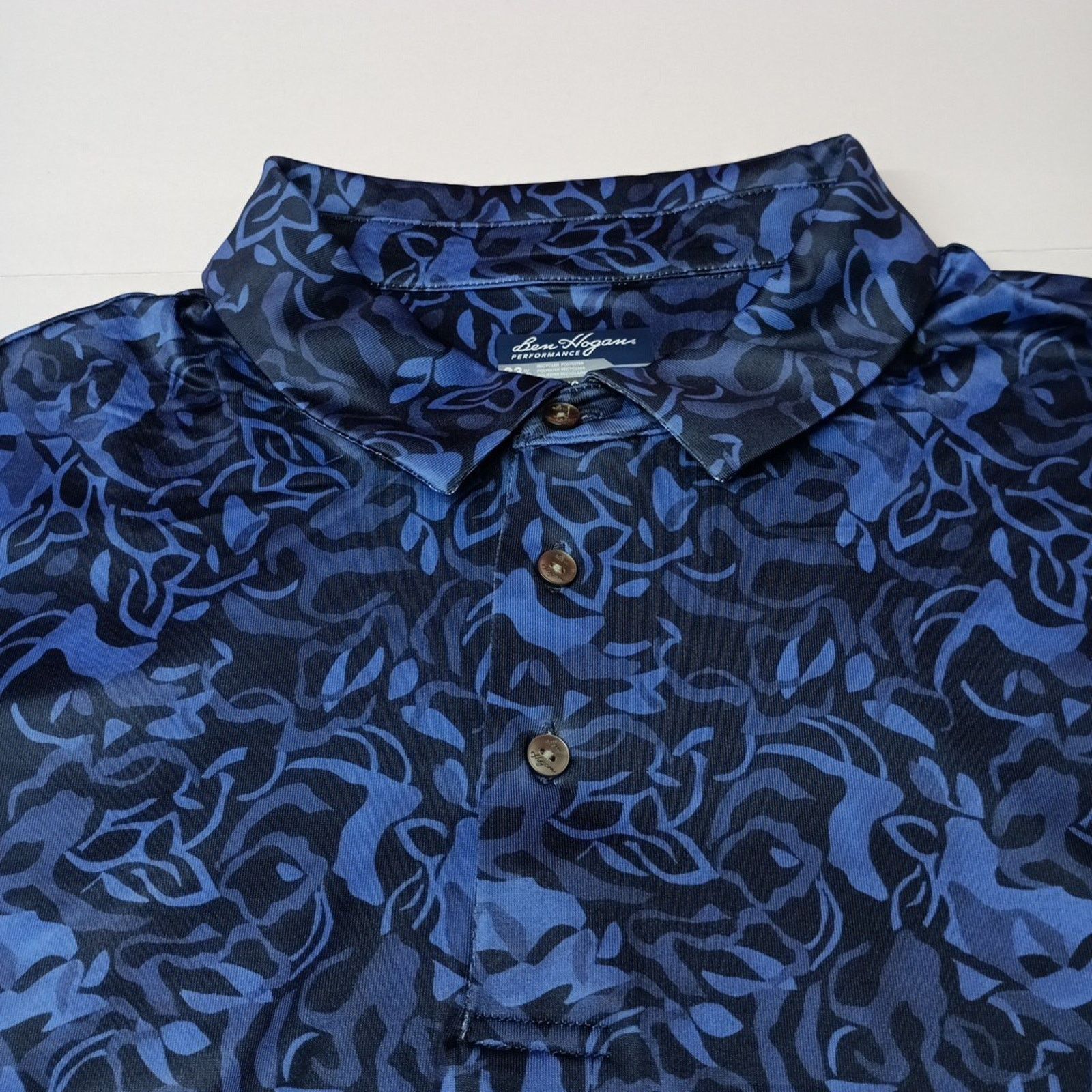 Other Ben Hogan Polo Shirt Mens Size 2XL 44/46 Peacoat Blue UPF 15 Size US XXL / EU 58 / 5 - 2 Thumbnail