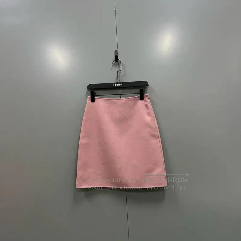 Max Mara MaxMara Pink Cotton A-line Skirt for Summer . Size 28" / US 6 / IT 42 - 1 Thumbnail