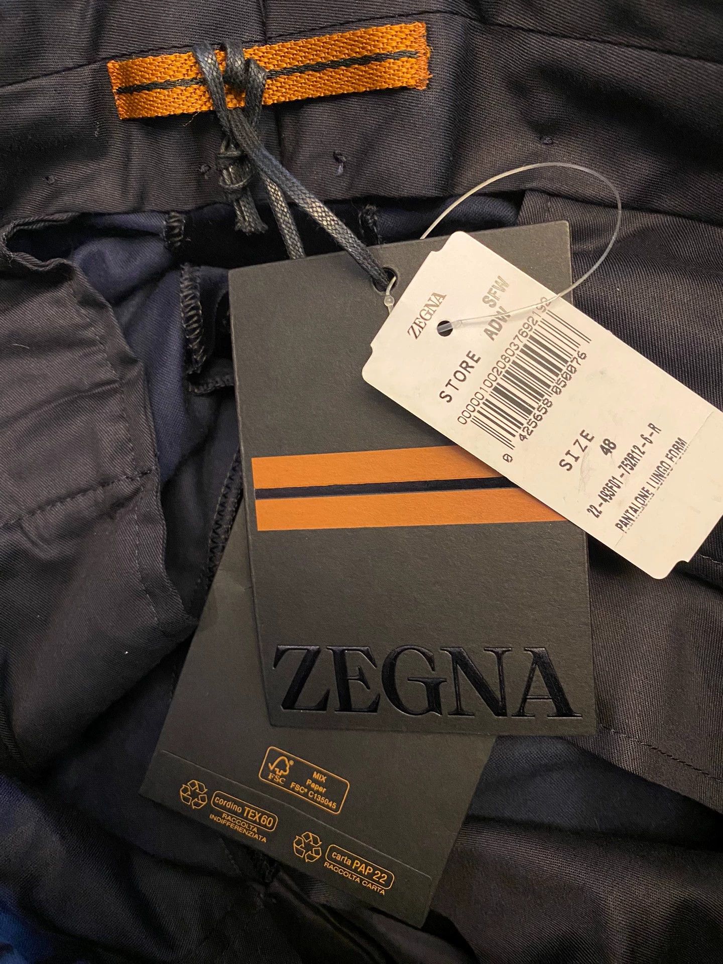 Ermenegildo Zegna Zegna Main Line Swiss-Made Velvet Trousers Size US 32 / EU 48 - 5 Thumbnail