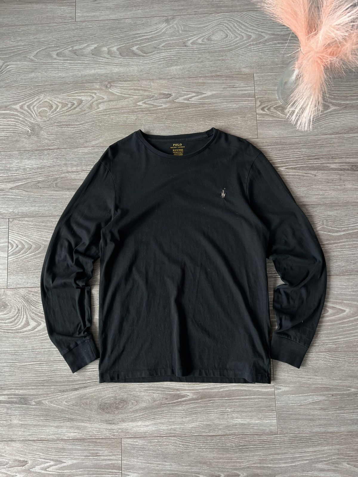 Designer × Polo Ralph Lauren × Ralph Lauren ‼️Polo Ralph Lauren RRL Archival Knit Logo Long Sleeve Tee‼️ Size US M / EU 48-50 / 2 - 5 Thumbnail