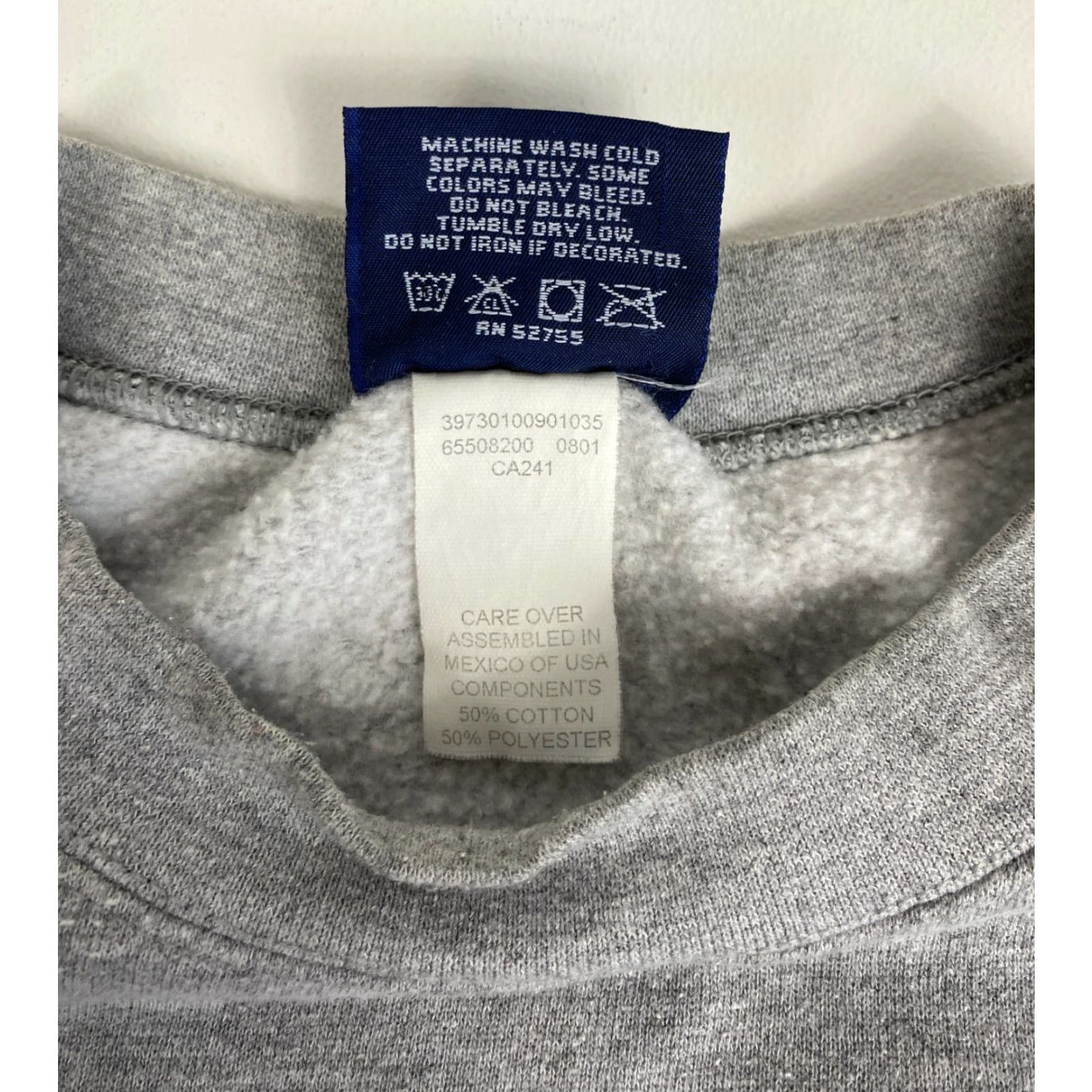 Jansport VINTAGE JanSport University Sweatshirt Crewneck Mens Large Gray University Nokia Sugar Bowl 2002 50/50 Graphic Print Size US L / EU 52-54 / 3 - 5 Thumbnail