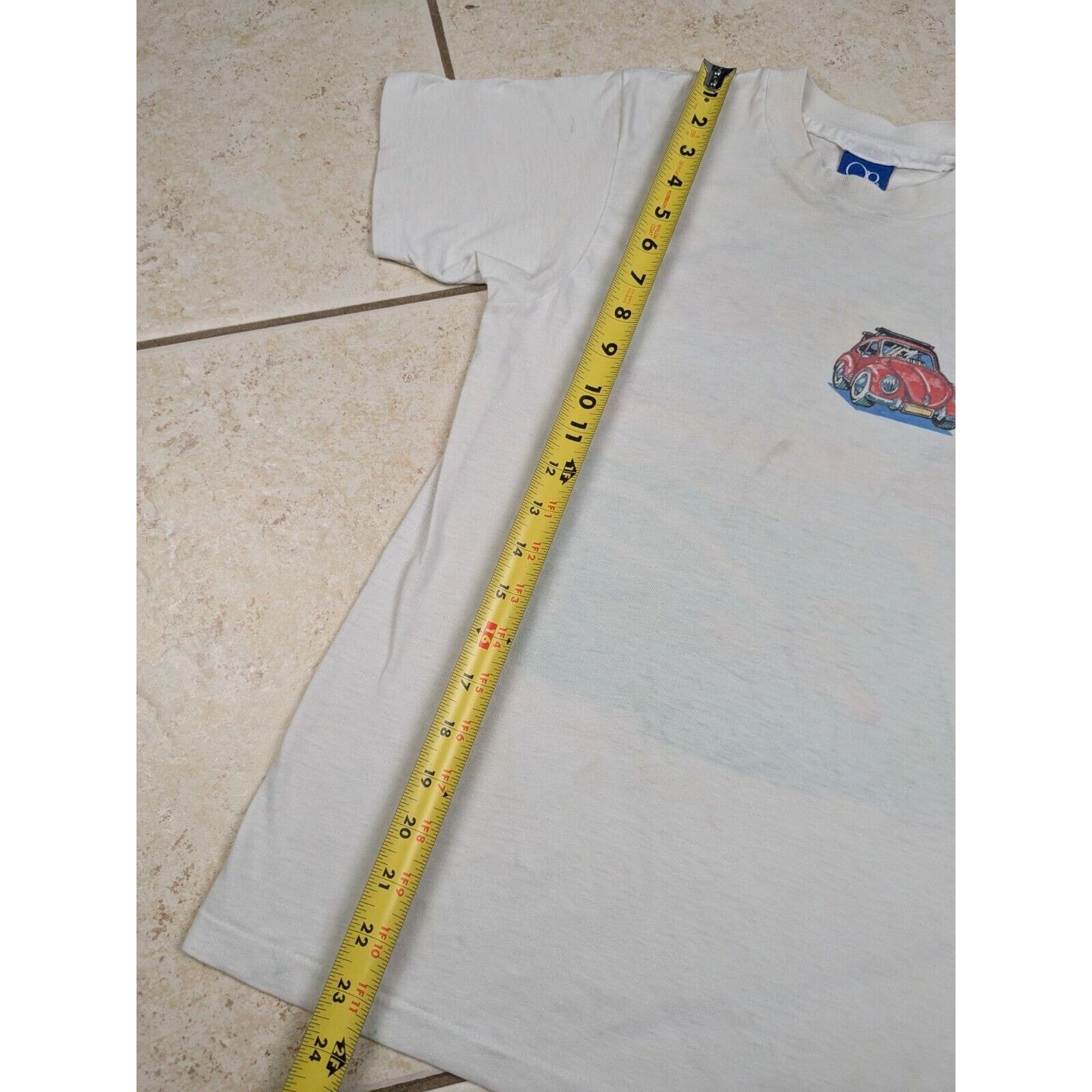Ocean Pacific Vtg 1987 Ocean Pacific OP Surfing VW Bug Gropers Comic Shirt Size US S / EU 44-46 / 1 - 11 Thumbnail