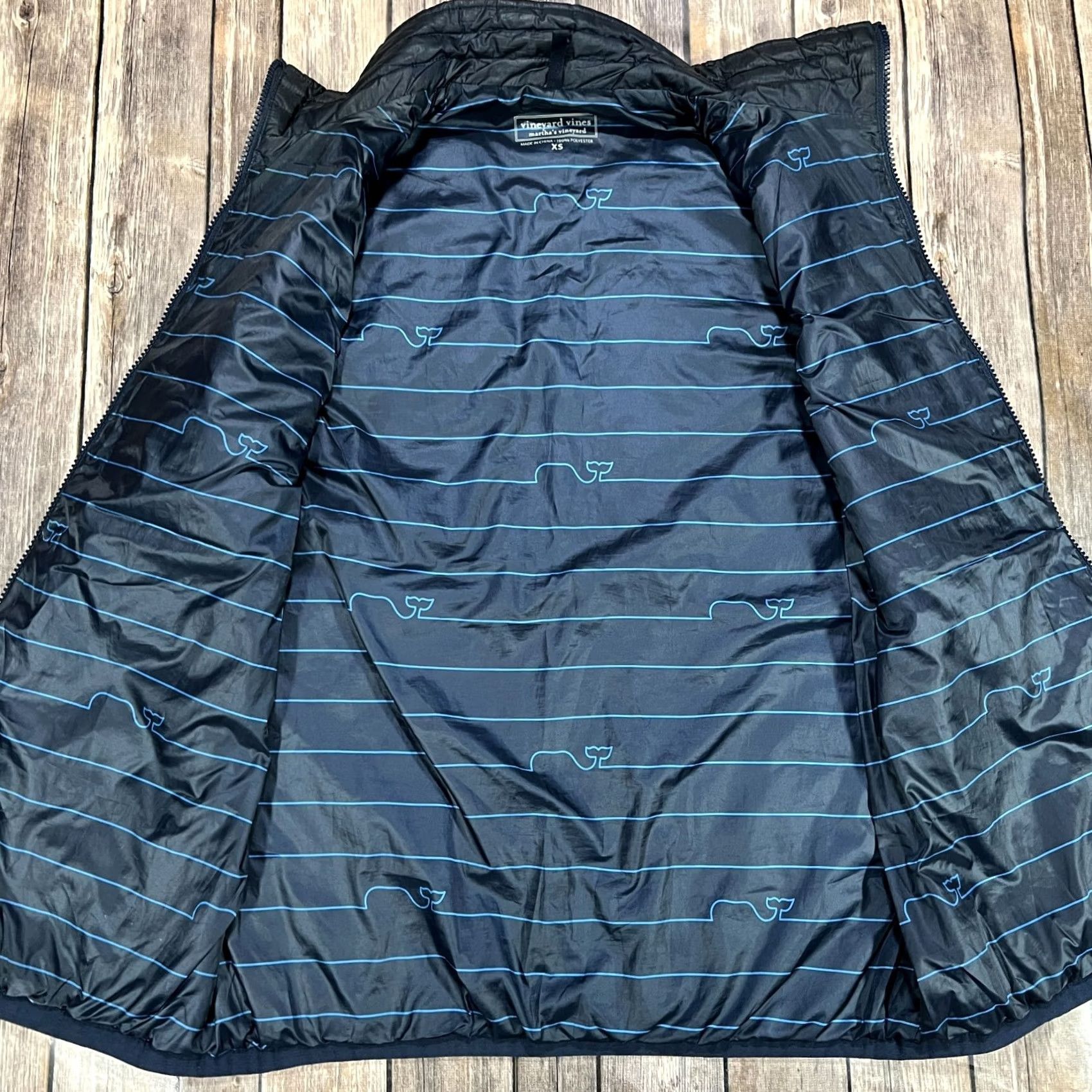 Vineyard Vines Vineyard Vines Puffer Vest Full Zip XS Mens Blue Jacket READ Small Hole Back Read Size US XS / EU 42 / 0 - 3 Thumbnail