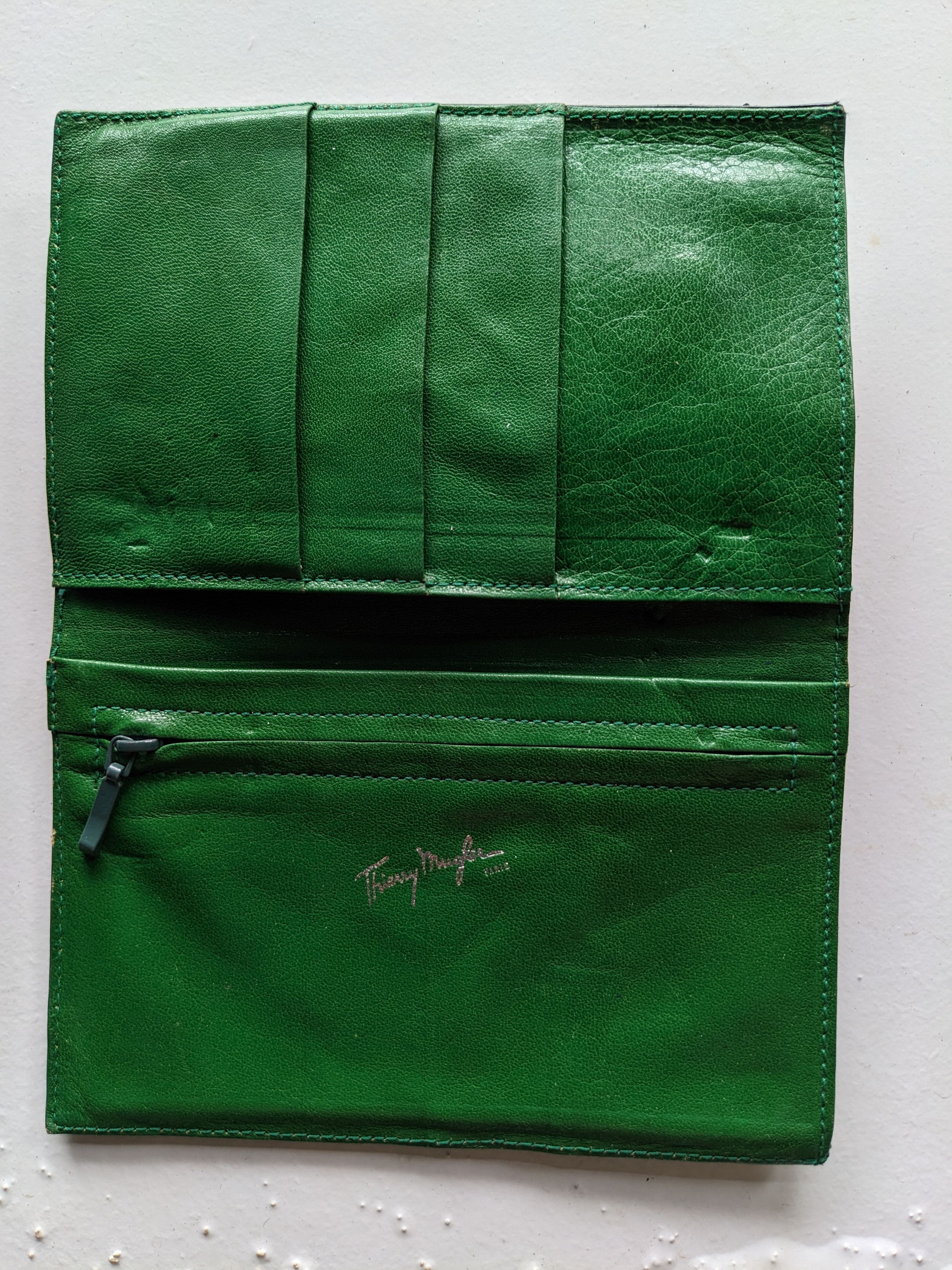 Thierry Mugler × Vintage Vintage Thierry Mugler long wallet leather Size ONE SIZE - 3 Thumbnail