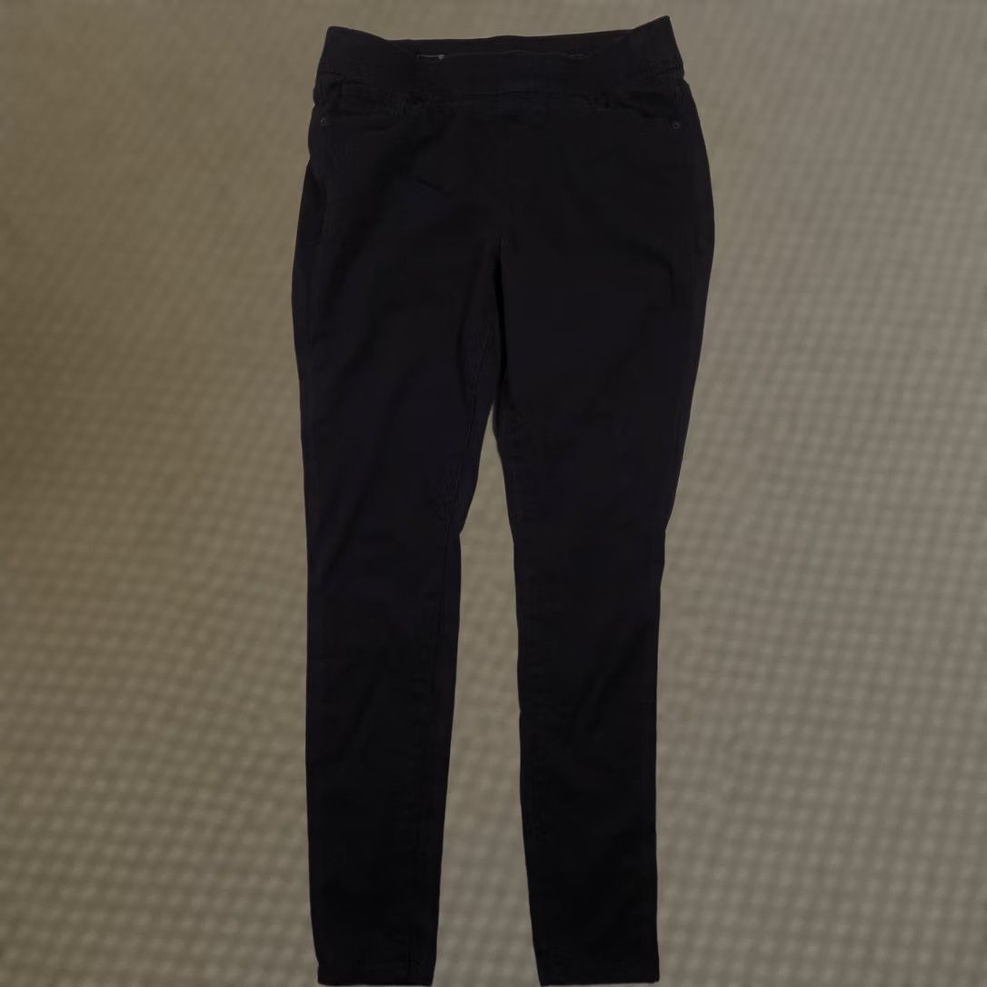Levi's Levi'S Women Jeans 8 Black Pull On Skinny Stretch Mid Rise Casual Size 30" / US 8 / IT 44 - 1 Thumbnail