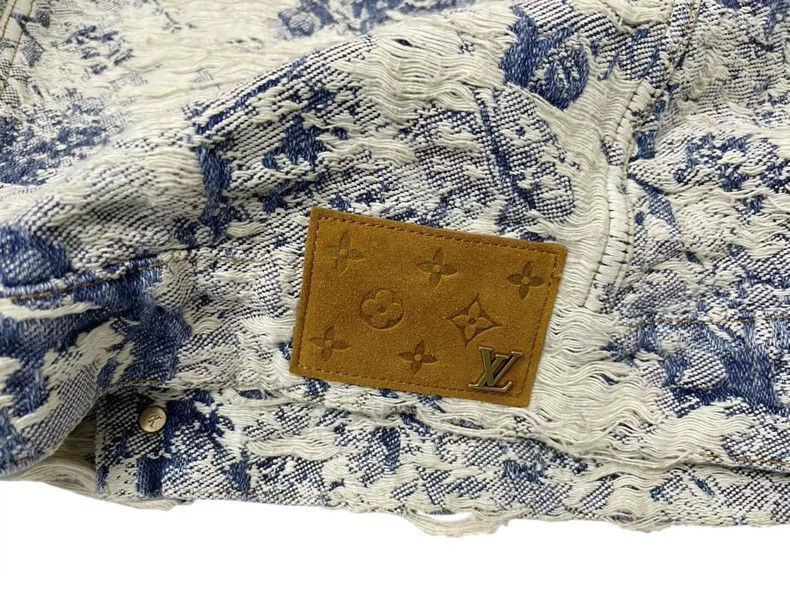 Louis Vuitton Louis Vuitton Floral Denim Jacket-2506 Size US L / EU 52-54 / 3 - 3 Thumbnail