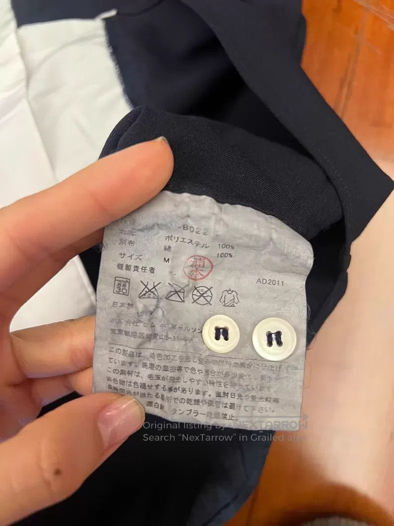 Comme des Garcons Comme Des Garcons Black and White Patchwork Shirt Size M / US 6-8 / IT 42-44 - 4 Thumbnail