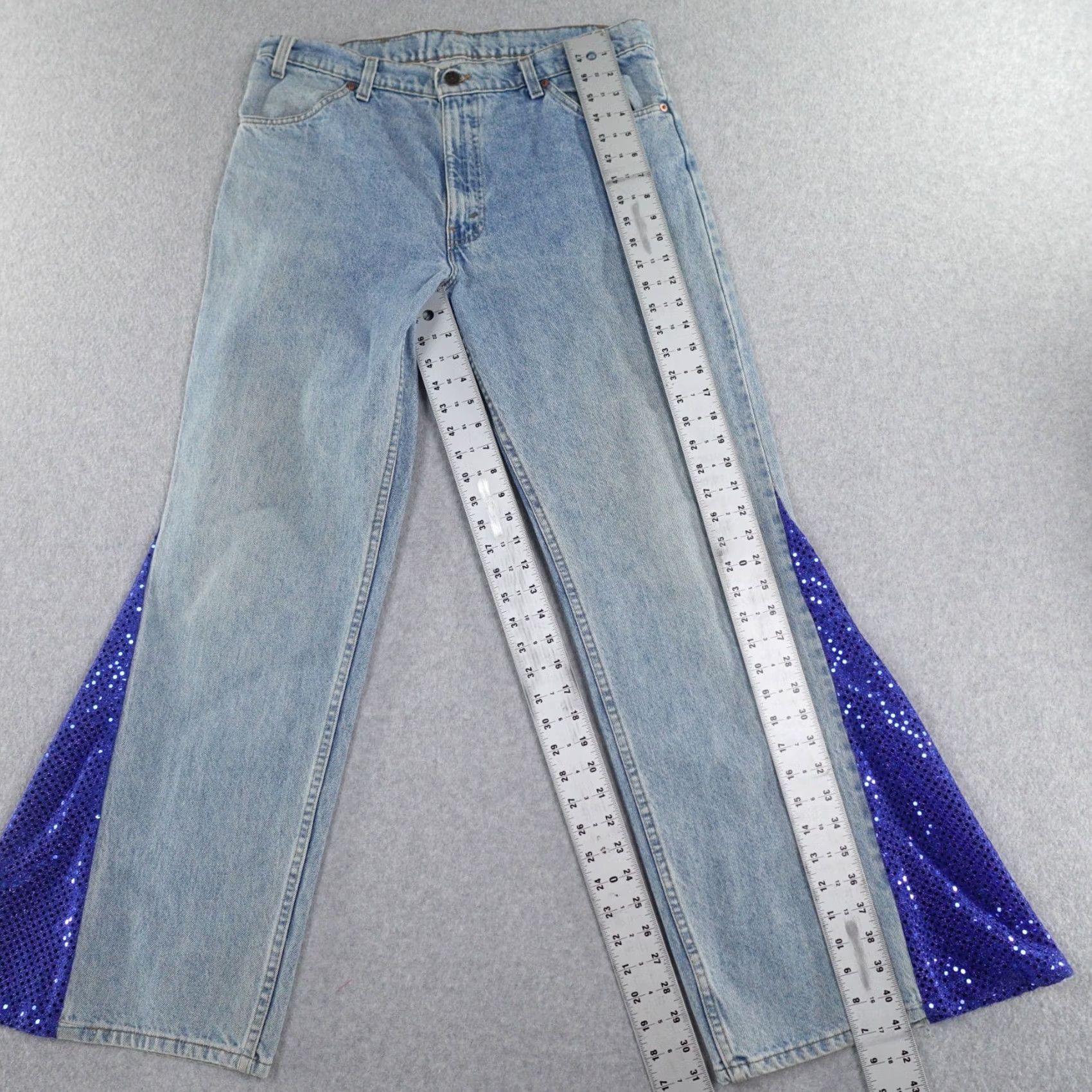 Levi's VINTAGE Levi's 506 Jeans Regular Straight 36 (36x32) Blue Denim 5-Pocket Men Mens Jeans 90s Theme Size US 36 / EU 52 - 3 Thumbnail
