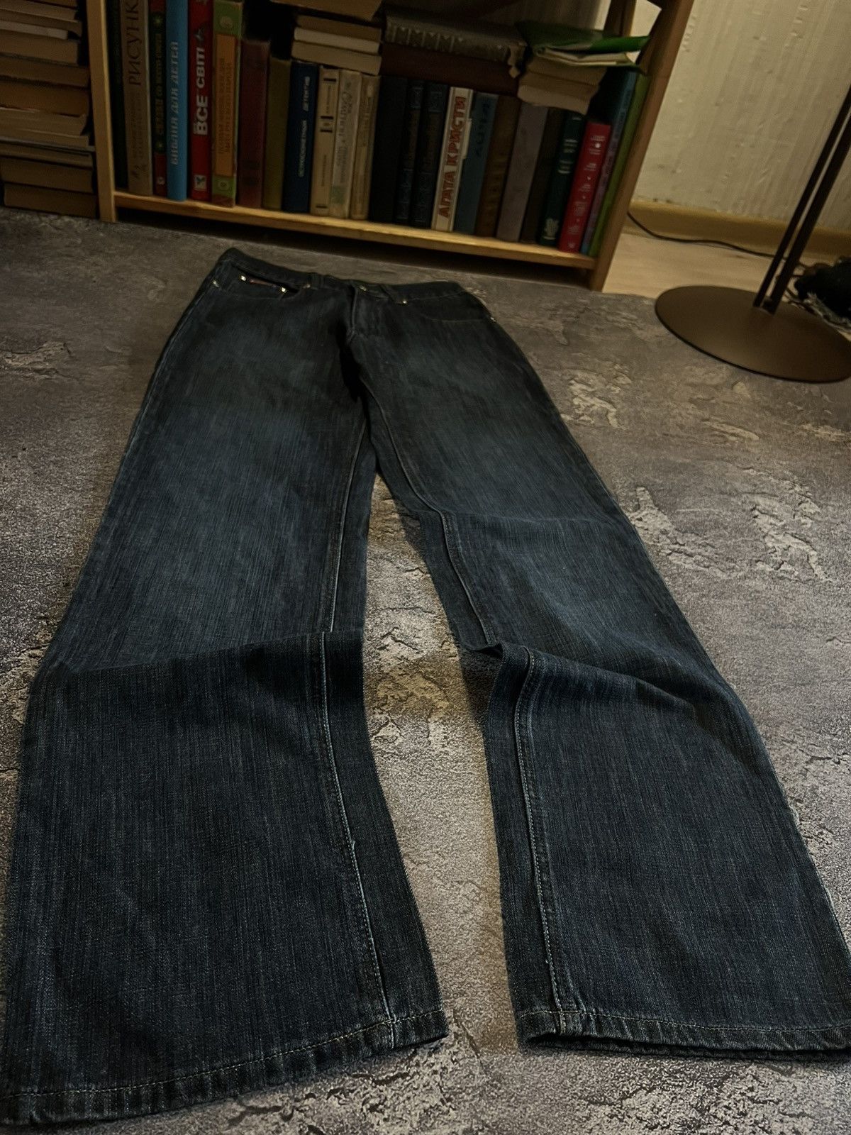 Vintage RARE Vintage Balenciaga Style Baggy Y2K Jean - Archive Avan Size US 31 - 1 Thumbnail