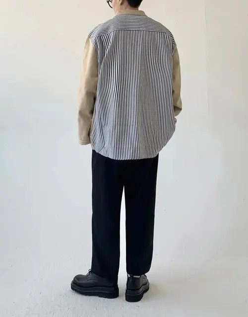Japanese Brand Striped long-sleeved shirt Size US L / EU 52-54 / 3 - 7 Thumbnail