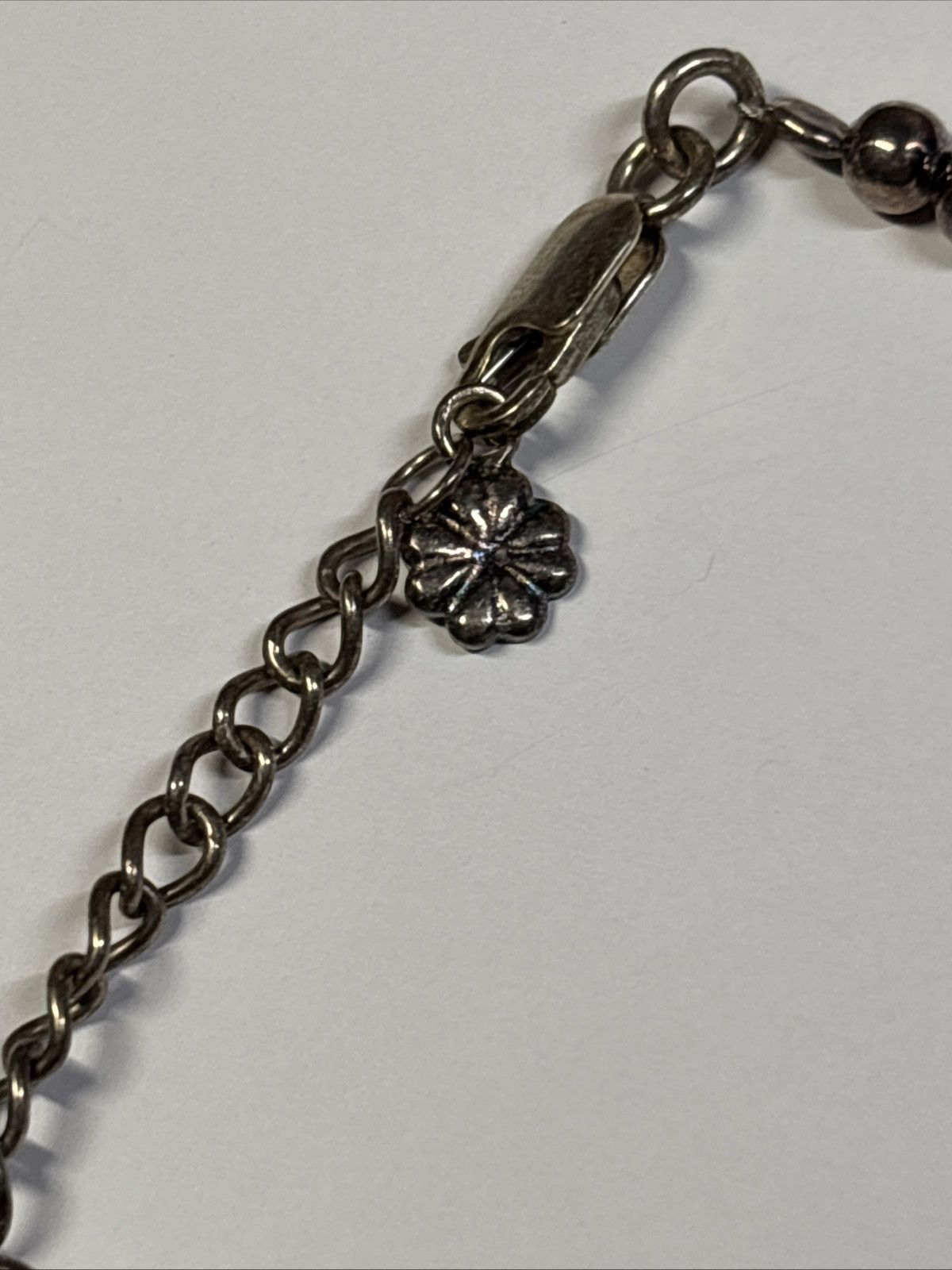 Other Sterling Silver 925 Baby Bracelet Bead Adjustable ~7.5 In. Size ONE SIZE - 3 Thumbnail