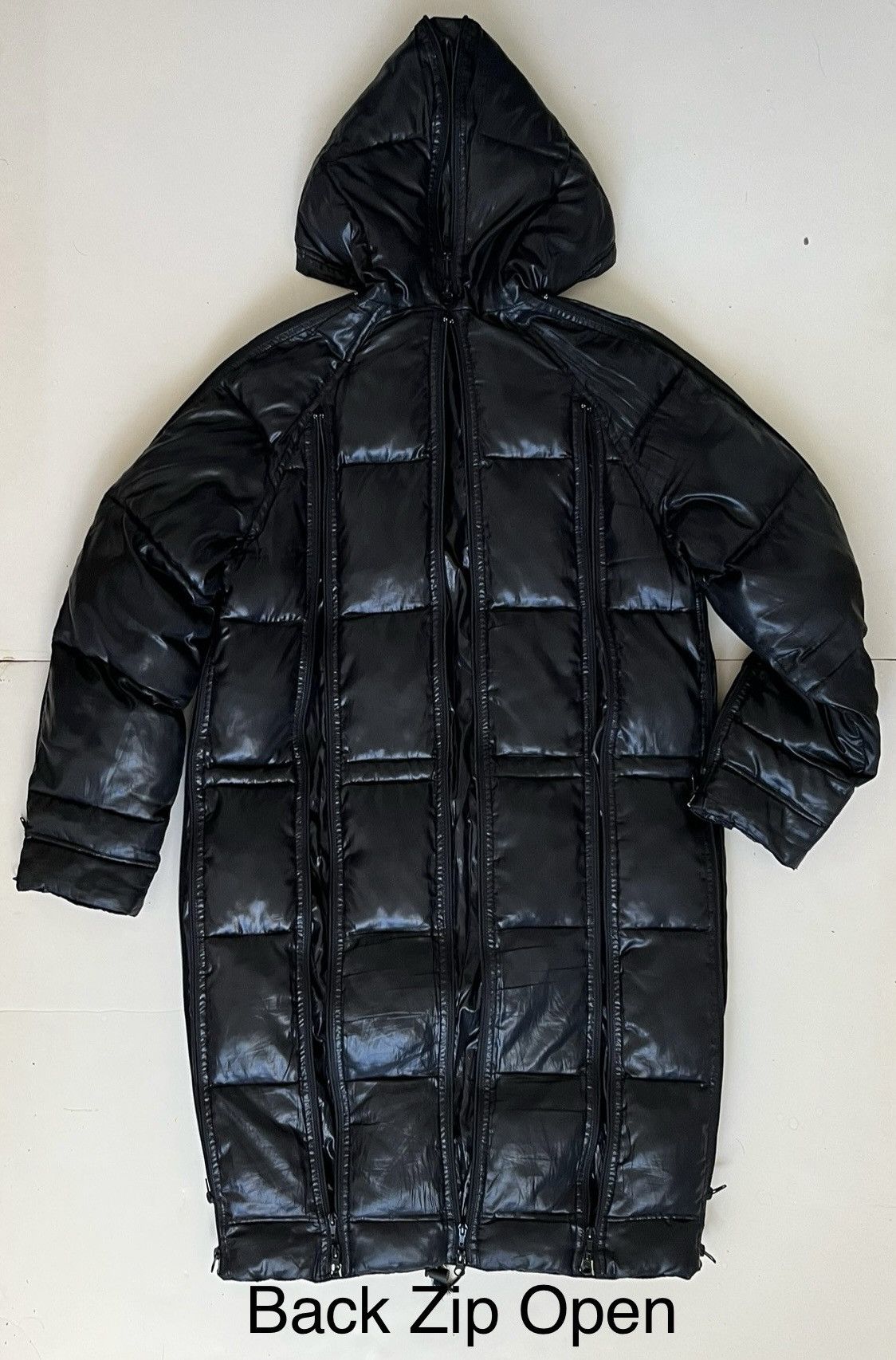 Topman Topman, Quilt Insulated Nylon Zipper Coat, US Men Small Size US S / EU 44-46 / 1 - 6 Thumbnail