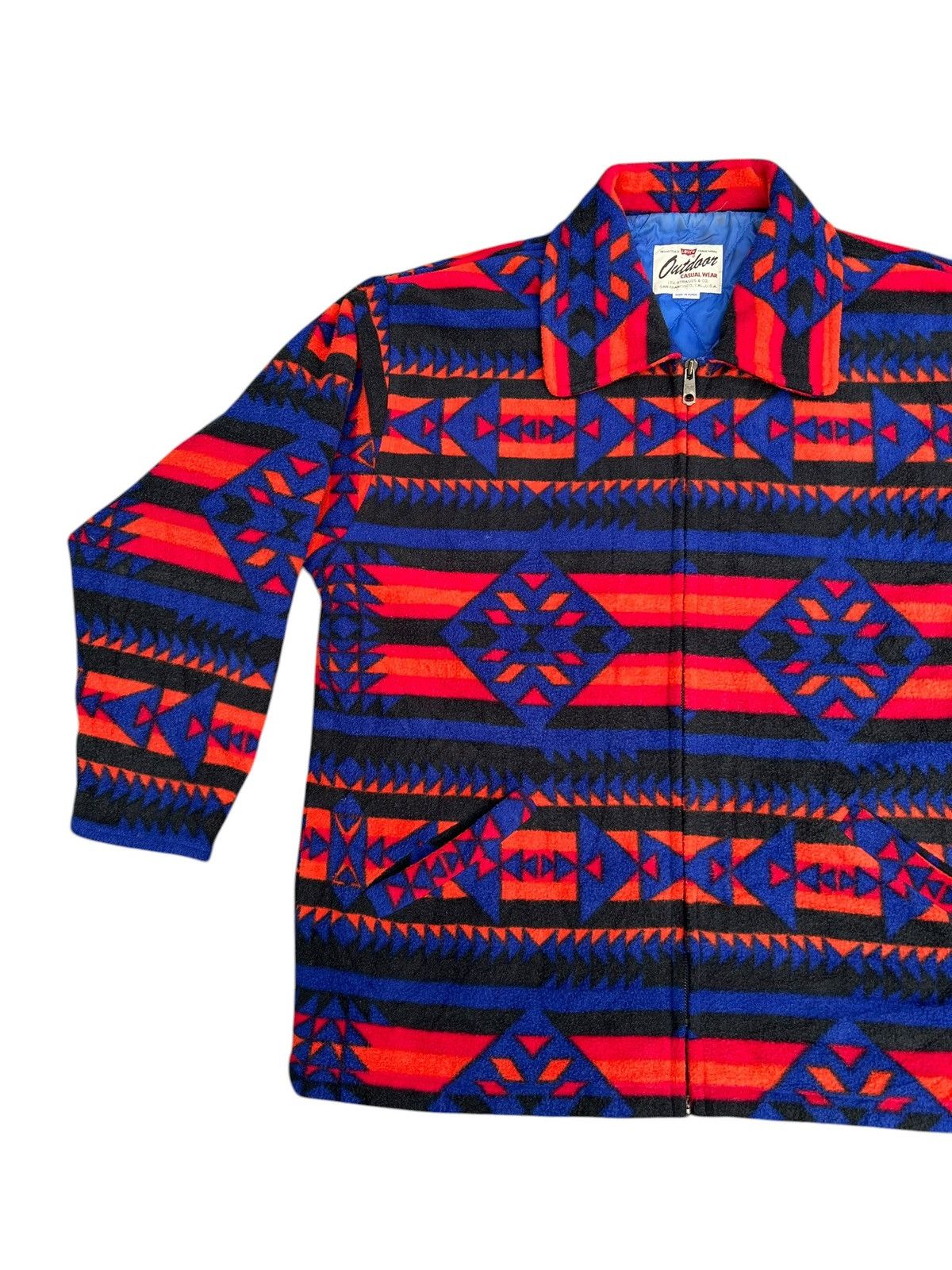Levi's Vintage Levis Navajo fleece wool Jacket Size US M / EU 48-50 / 2 - 2 Thumbnail