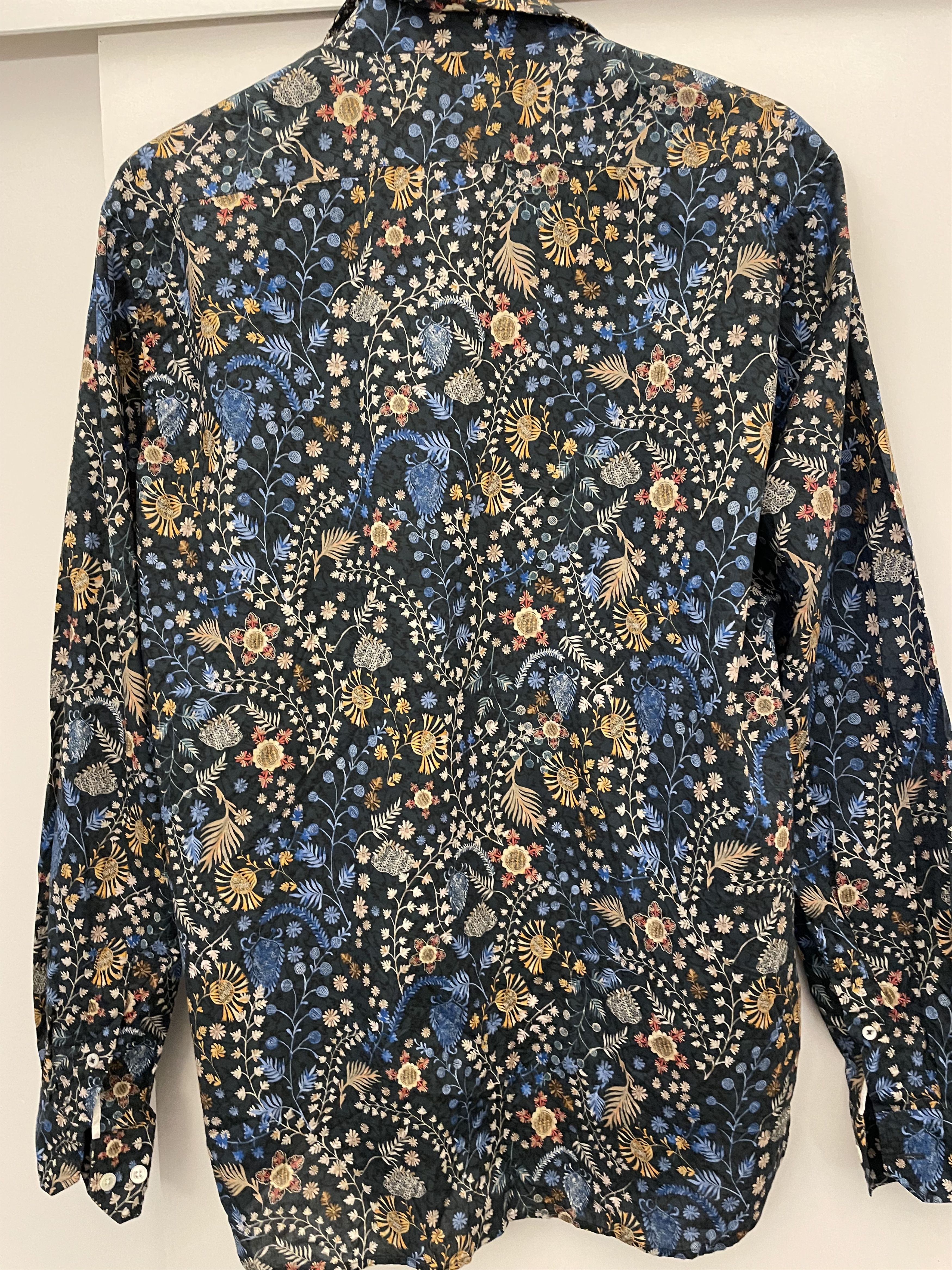 Hartford Slim fit multi-colour shirt plants flowers Size US XL / EU 56 / 4 - 2 Thumbnail