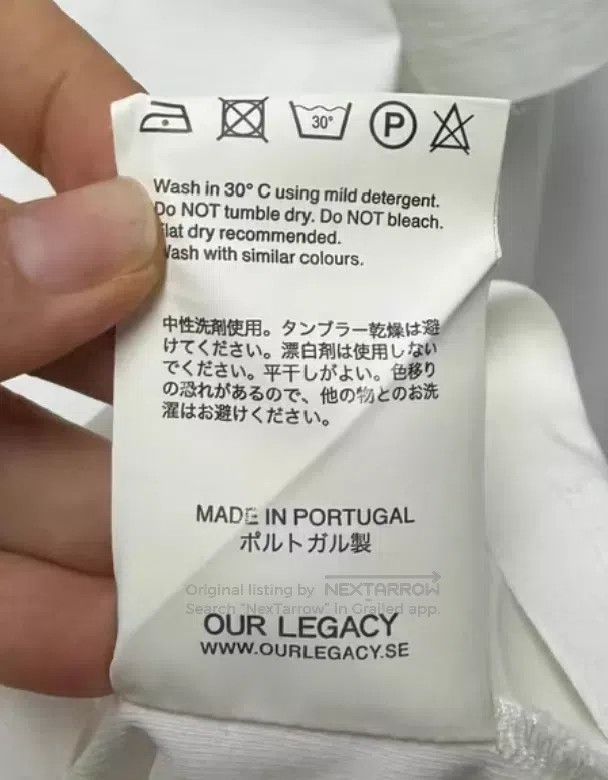 Our Legacy Our Legacy White Short Sleeve T-Shirt Size US M / EU 48-50 / 2 - 5 Thumbnail