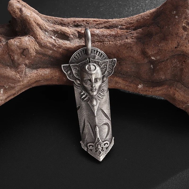 Jewelry Retro Egyptian Mummy Pharaoh Necklace Pendant Size ONE SIZE - 5 Thumbnail