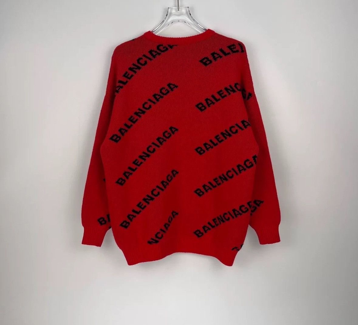 Balenciaga Balenciaga Red Bullet Long Sleeve Sweater 2412-Nextarrow Size US XS / EU 42 / 0 - 4 Thumbnail