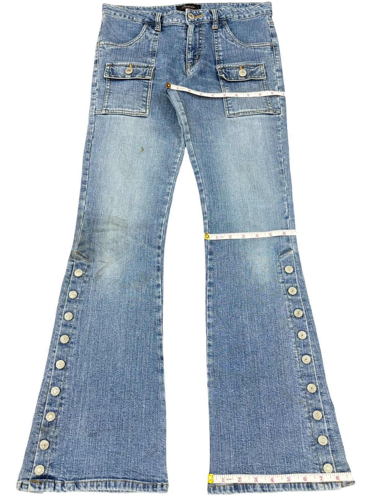 Hysteric Glamour Vintage Oririn Faded Wash Bush Pants Flare Jeans Size 31" - 12 Thumbnail