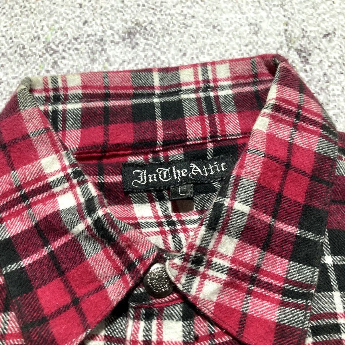 In The Attic 2000s In The Attic Plaid Flanel Button Shirt Punk Lgb Style Size US M / EU 48-50 / 2 - 15 Thumbnail
