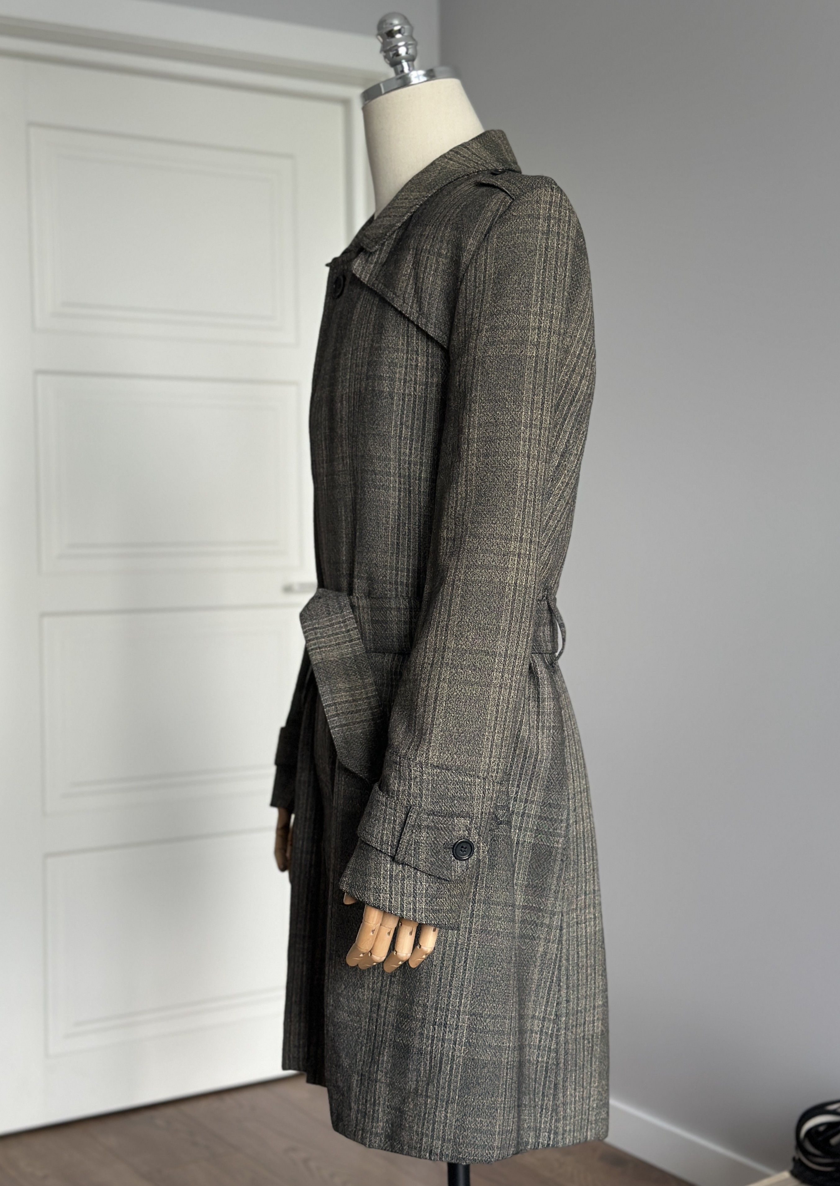 Burberry BURBERRY London Wool Trench Coat With Vintage Effect England Size US M / EU 48-50 / 2 - 5 Thumbnail