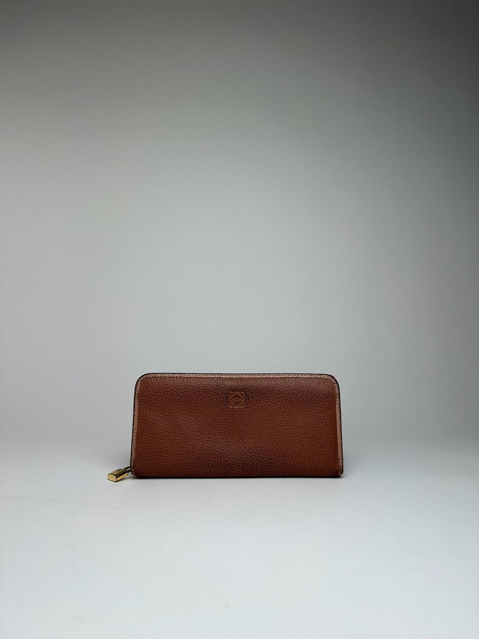 Loewe Vintage Madrid Leather Wallet Brown Size ONE SIZE - 1 Thumbnail