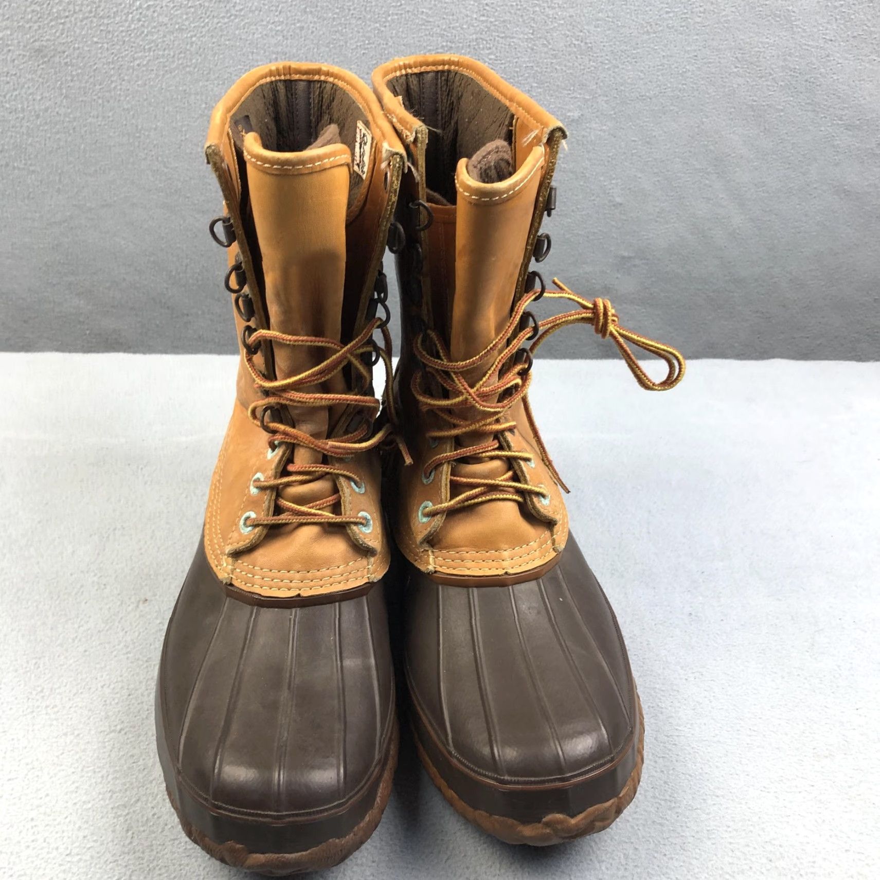 Vintage Vintage Cabelas Boots Mens Size 11 Brown Leather Rubber Duck Hunting Snow GTX Size US 11 / EU 44 - 3 Thumbnail
