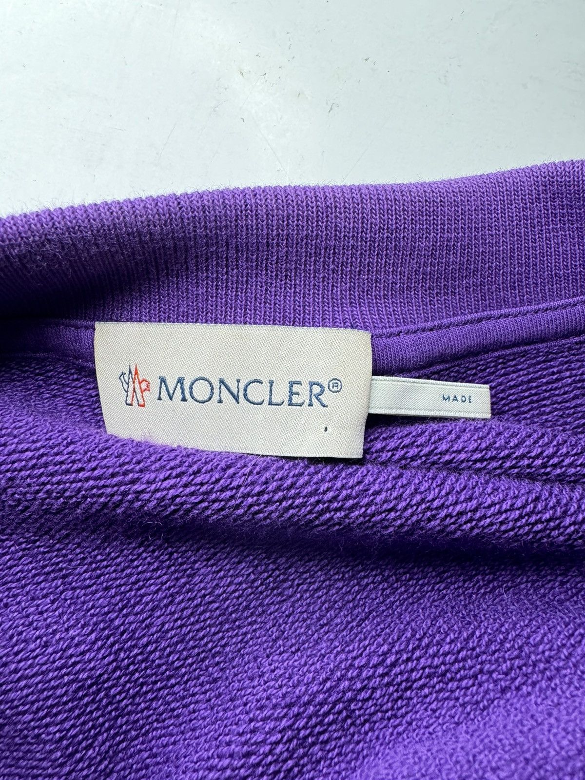 Moncler MONCLER men's purple graphic sweatshirt size Medium Size US M / EU 48-50 / 2 - 5 Thumbnail