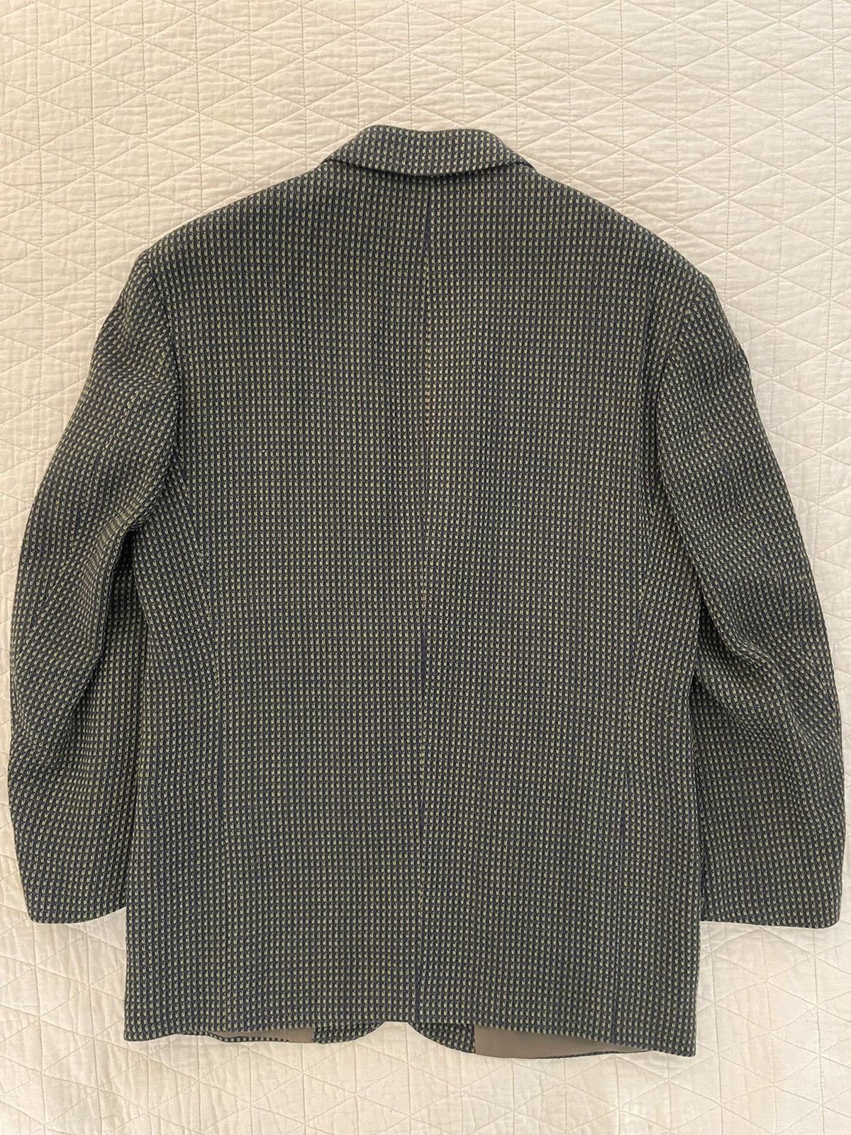 Heavy Textured Nailhead Wool Tweed Jacket