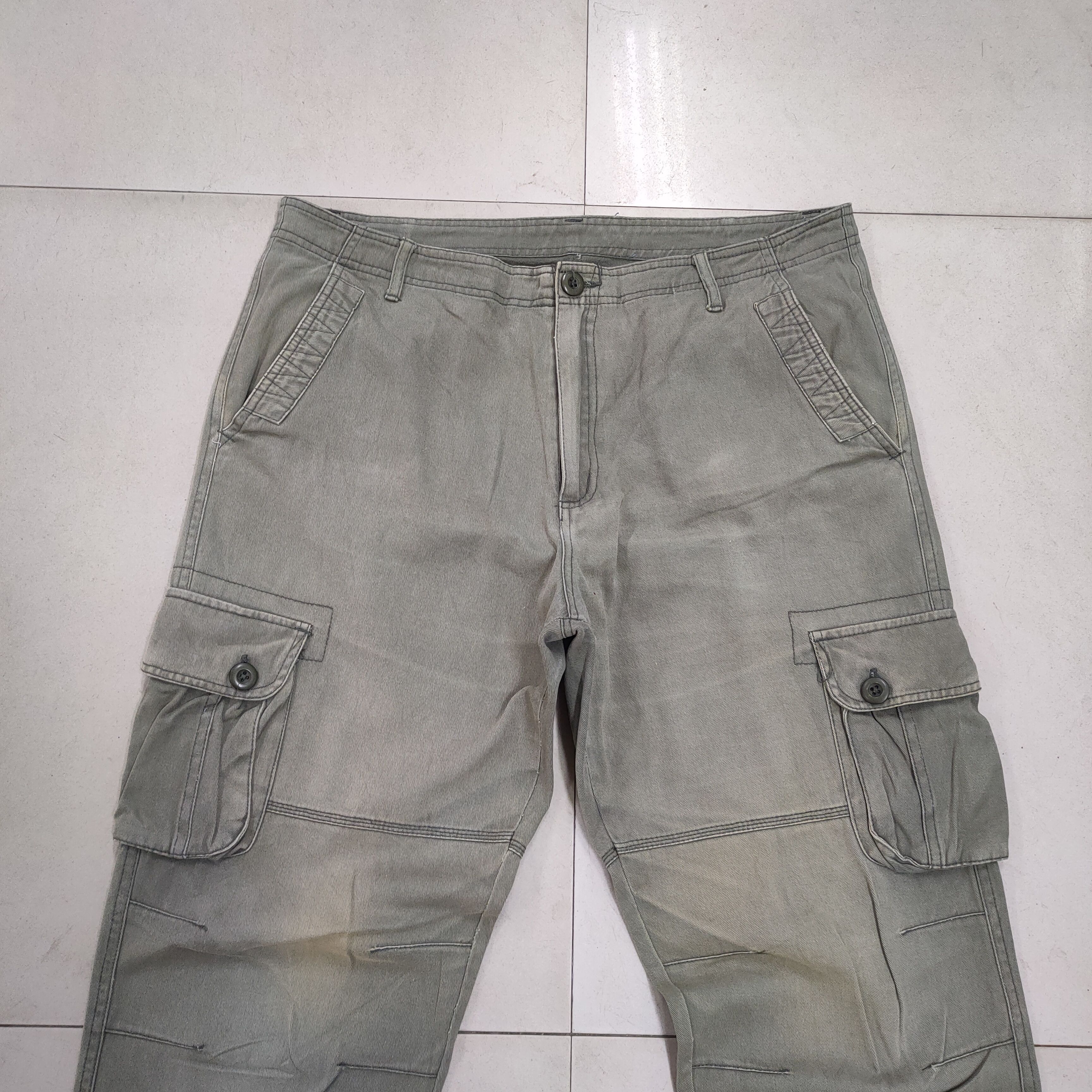 Japanese Brand × Vintage RUSTY 💥JAPANESE BRAND FADED CARGO PANTS Size US 34 / EU 50 - 2 Thumbnail