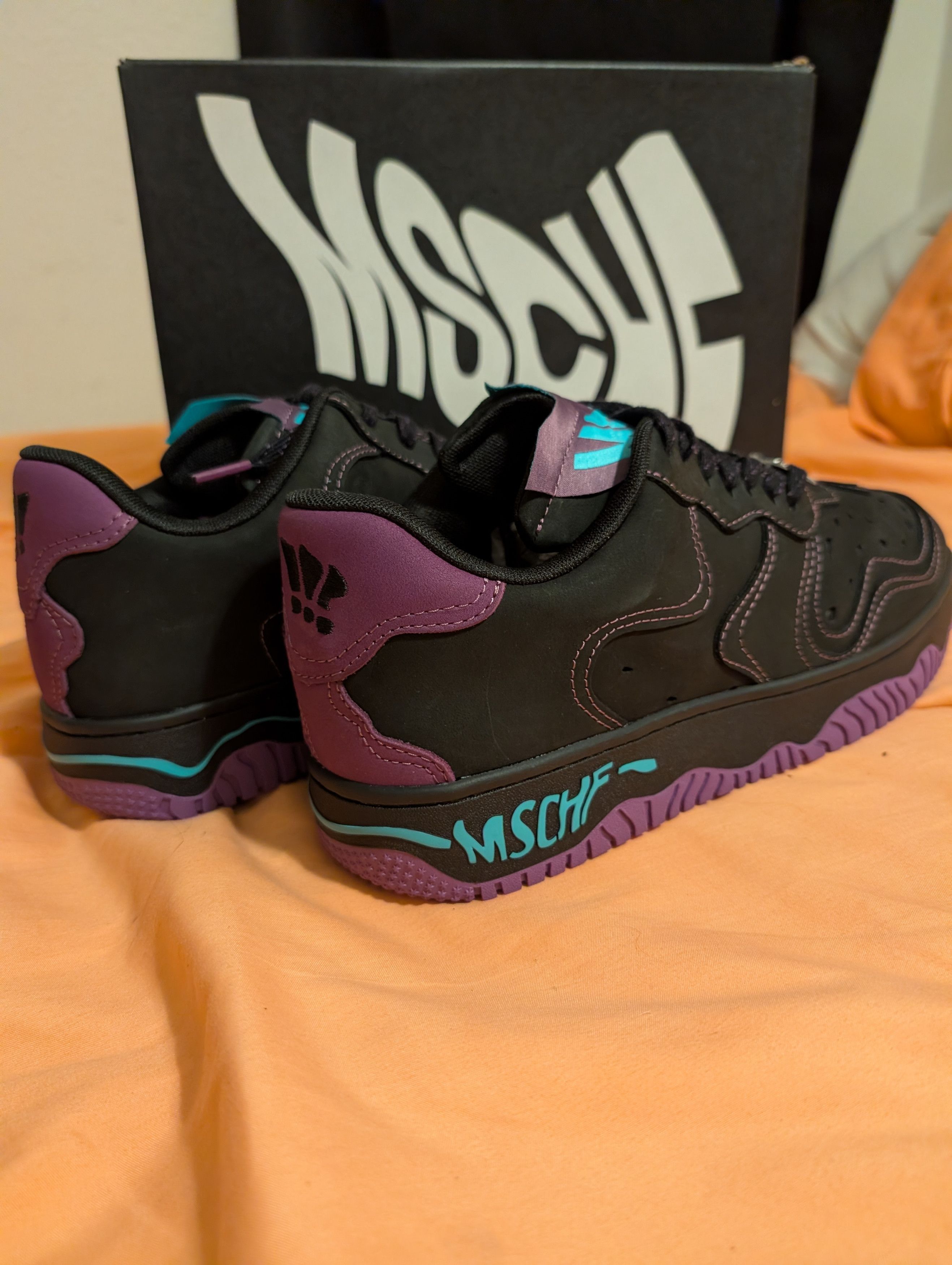 MSCHF 10 Mens MSCHF Super Normal 2 " Mars Black " Size US 10 / EU 43 - 4 Thumbnail