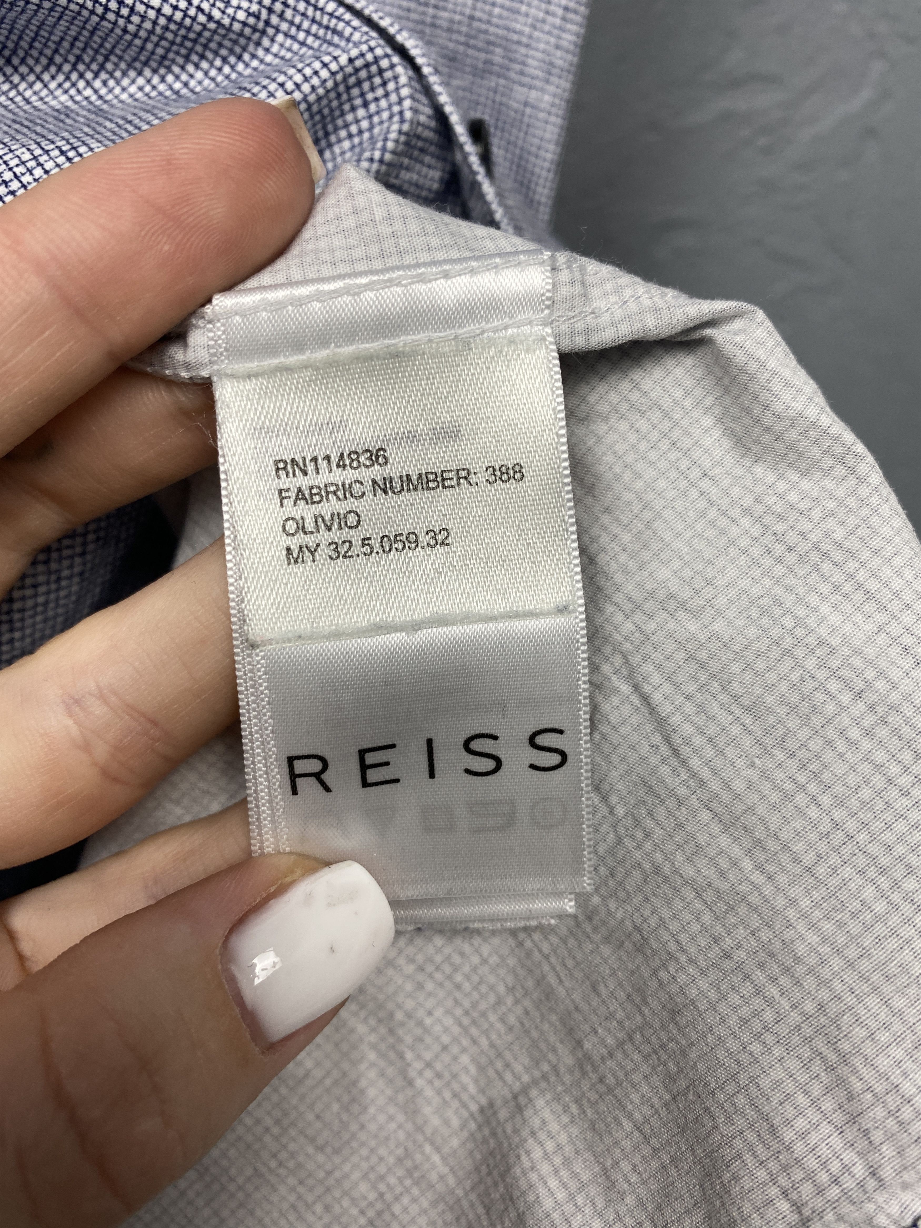 Reiss Reiss Mens Short Sleeve Shirt Size US L / EU 52-54 / 3 - 4 Thumbnail