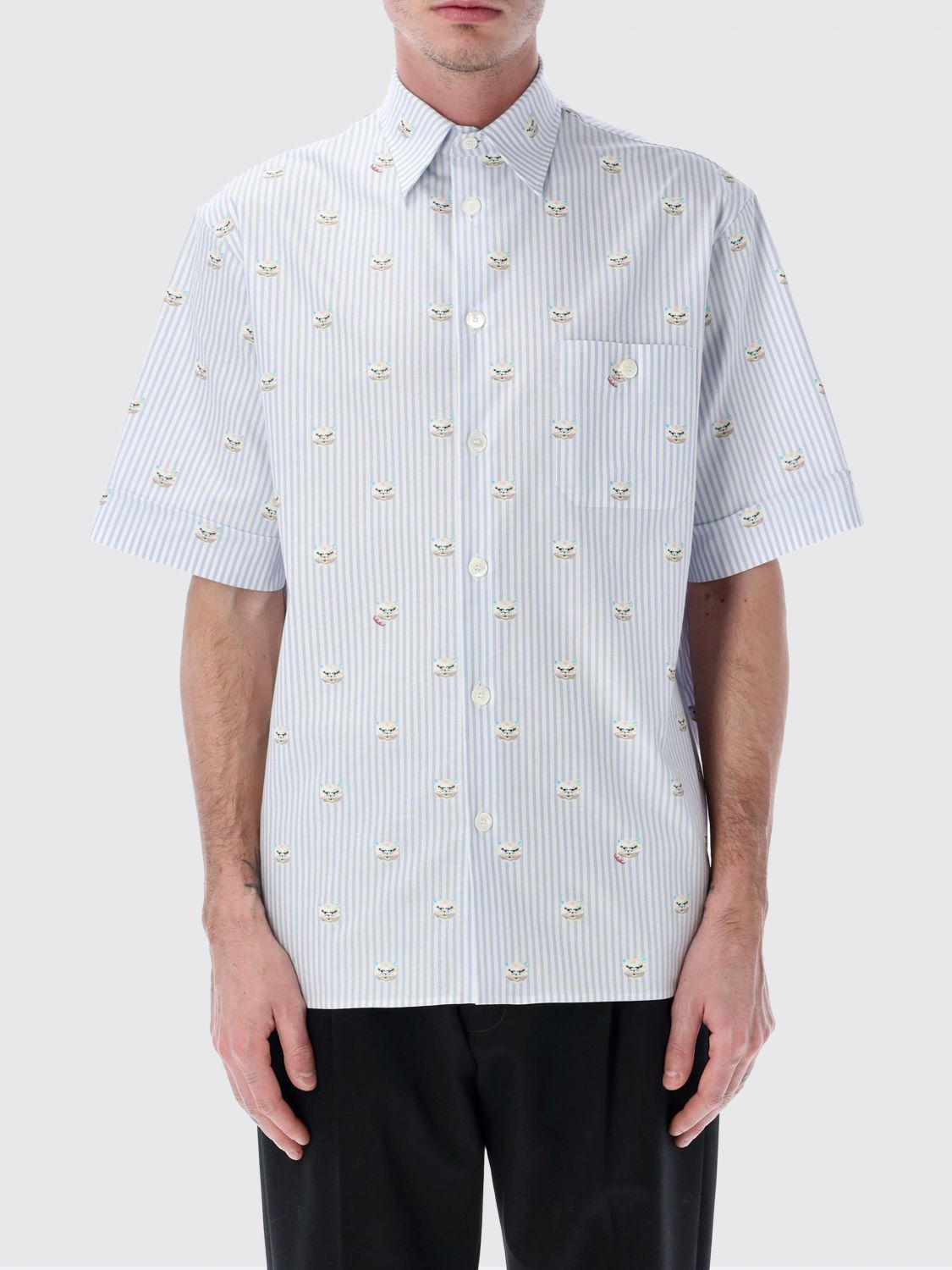 Valentino Valentino Shirt Men Sky Blue Size US L / EU 52-54 / 3 - 1 Thumbnail