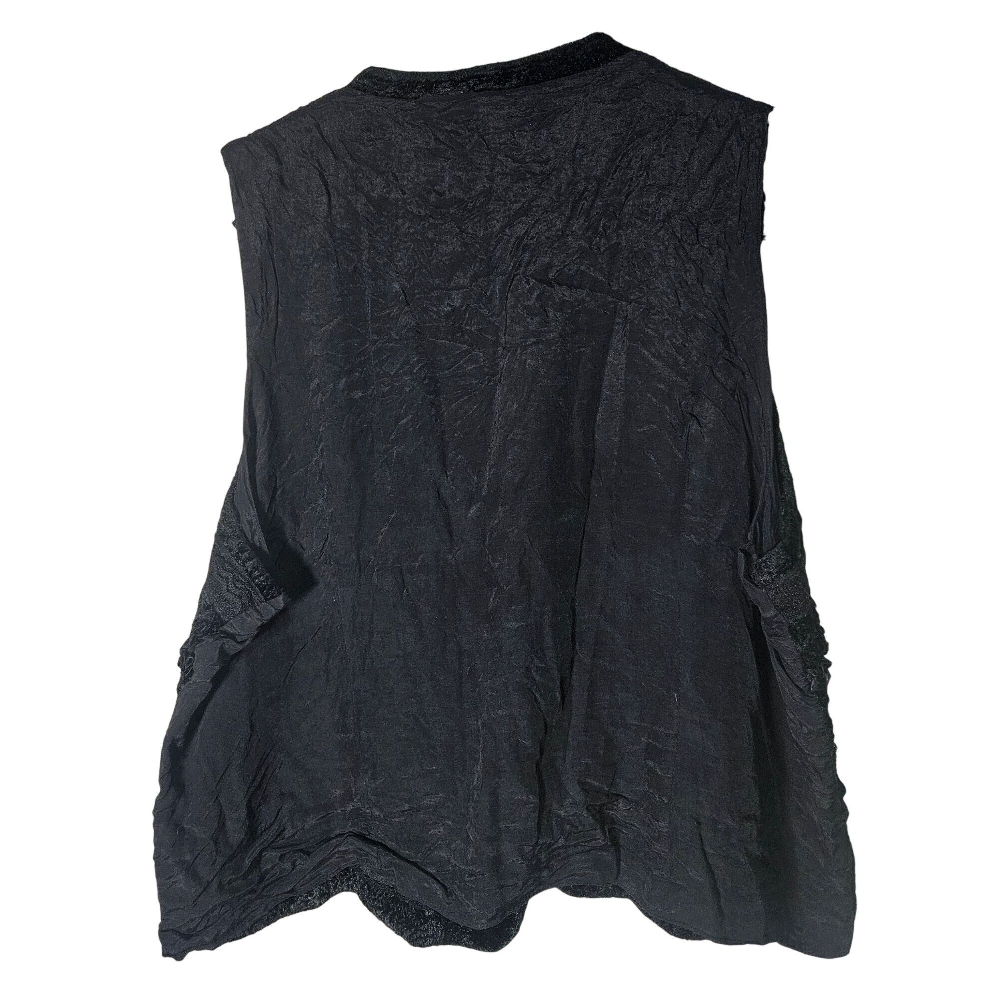 Other VTG Maggie Lawrence Black Vest 26/28 Velvet lace Ruffle Witc Size 3XL / US 20-22 - 4 Thumbnail