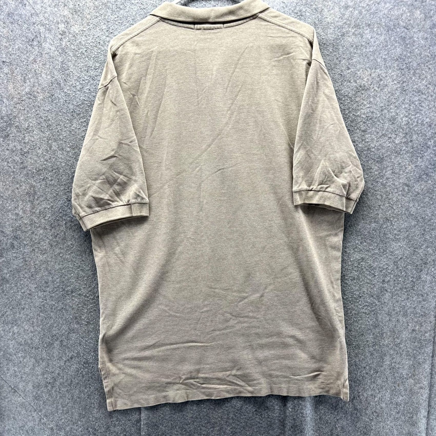 Polo Ralph Lauren Polo Ralph Lauren Polo Shirt Mens L Beige Pique Knit Pony Logo Casual Size US L / EU 52-54 / 3 - 2 Thumbnail