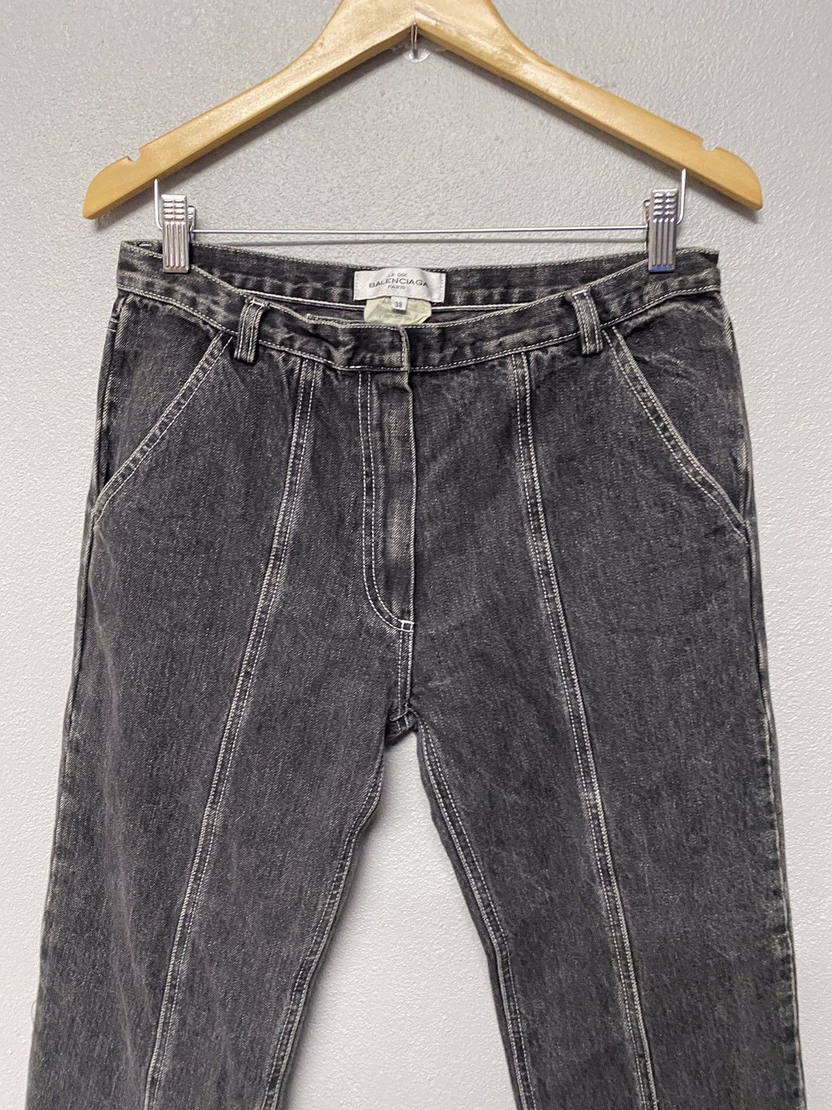 Balenciaga Balenciaga Le Dix Paris bondage jeans (s3) Size 27" / US 4 / IT 40 - 7 Thumbnail