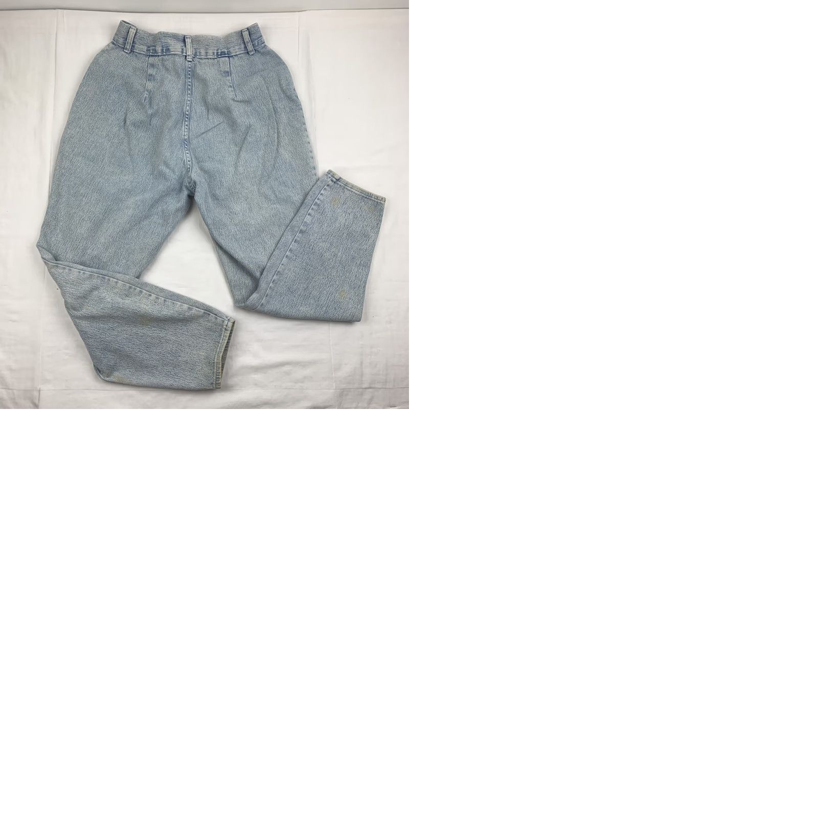Vintage VINTAGE No Boundaries Jeans Womens 16 Blue Worn Thrashed Faded Y2K 90s VTG - Straight, Pockets, Zip, Button, Regular - 90s American Era Women’s Jeans Size 38" / US 16 / IT 52 - 9 Thumbnail
