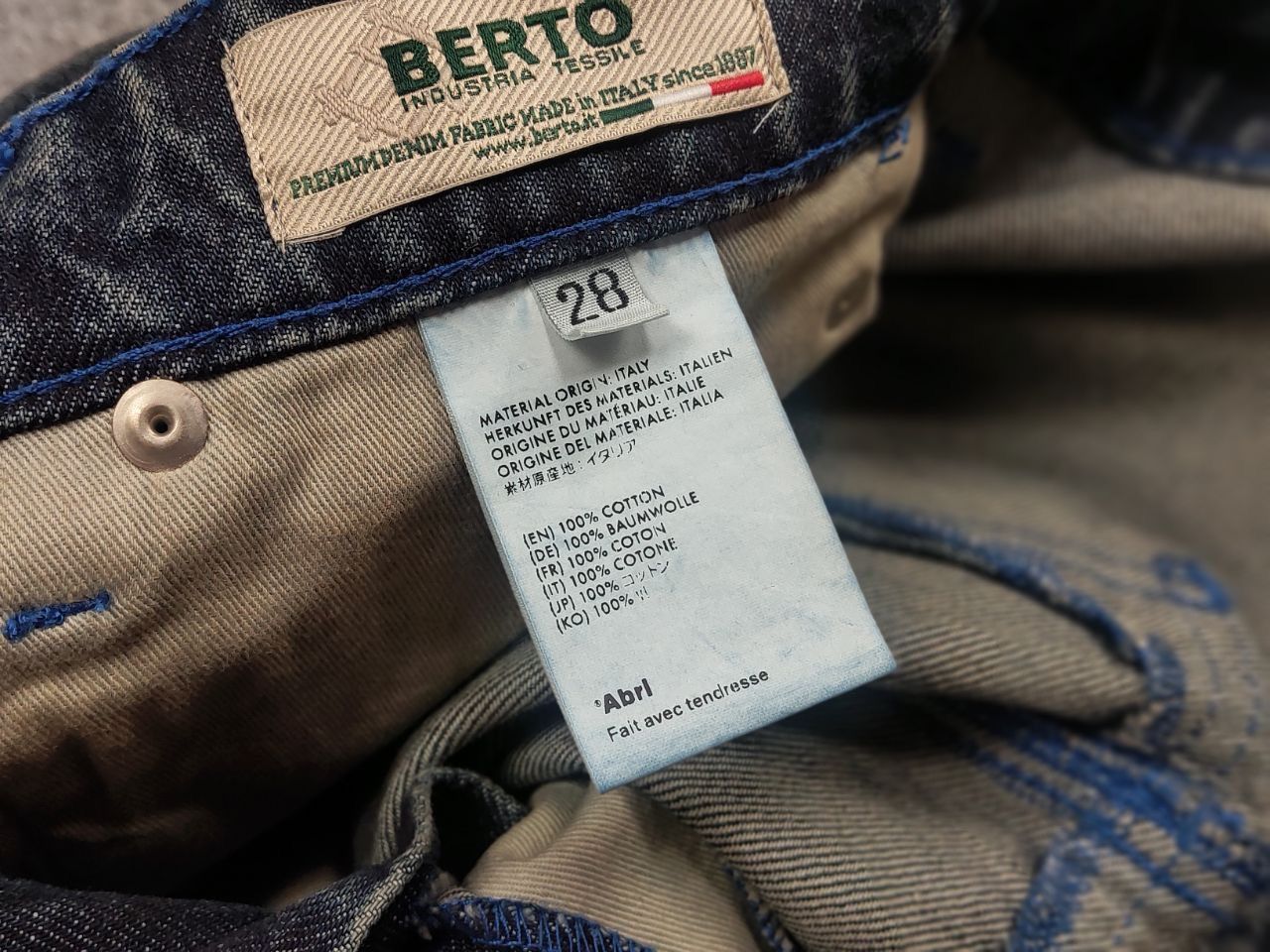 Vintage Abri studio Design heart Berto Baggy Faded denim Pants Jeans Size US 30 / EU 46 - 16 Thumbnail