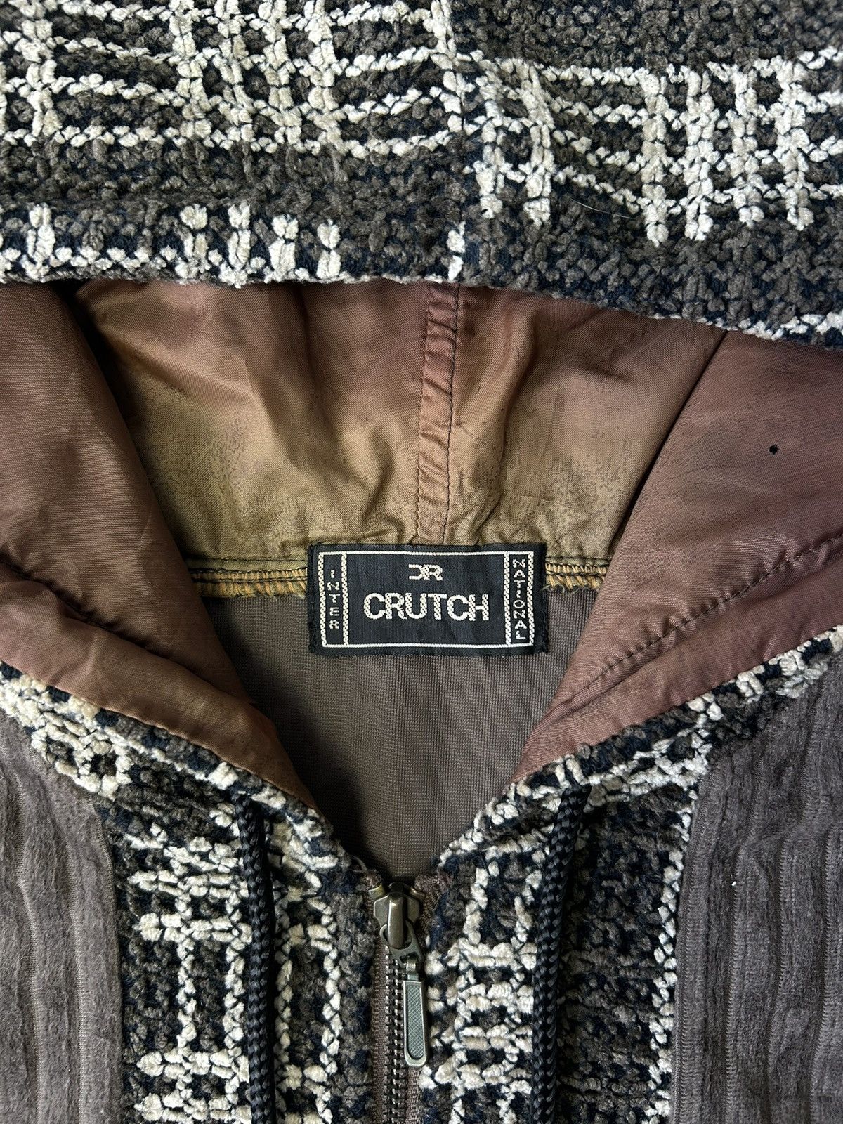 Cartoon Network × If Six Was Nine × Japanese Brand GALFY BY CRUTCH KNIT AND SUEDE JACKET Size US M / EU 48-50 / 2 - 6 Thumbnail