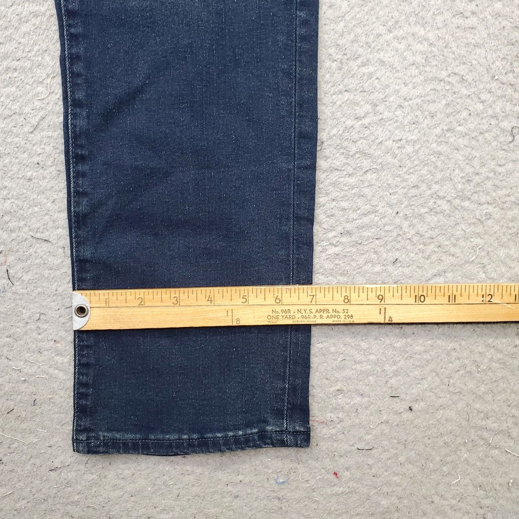 Old Navy Old Navy Jeans Women Plus 18 Blue Denim Slim Fit 360° Stretch Whiskered Straight Size 40" / US 18 - 5 Thumbnail