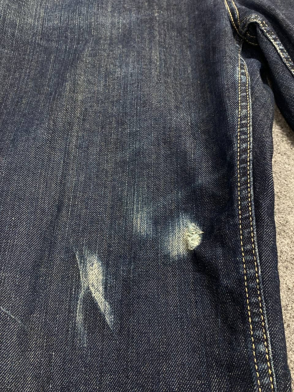 Japanese Brand kent japanese brand distressed denim nice design Size US 36 / EU 52 - 7 Thumbnail
